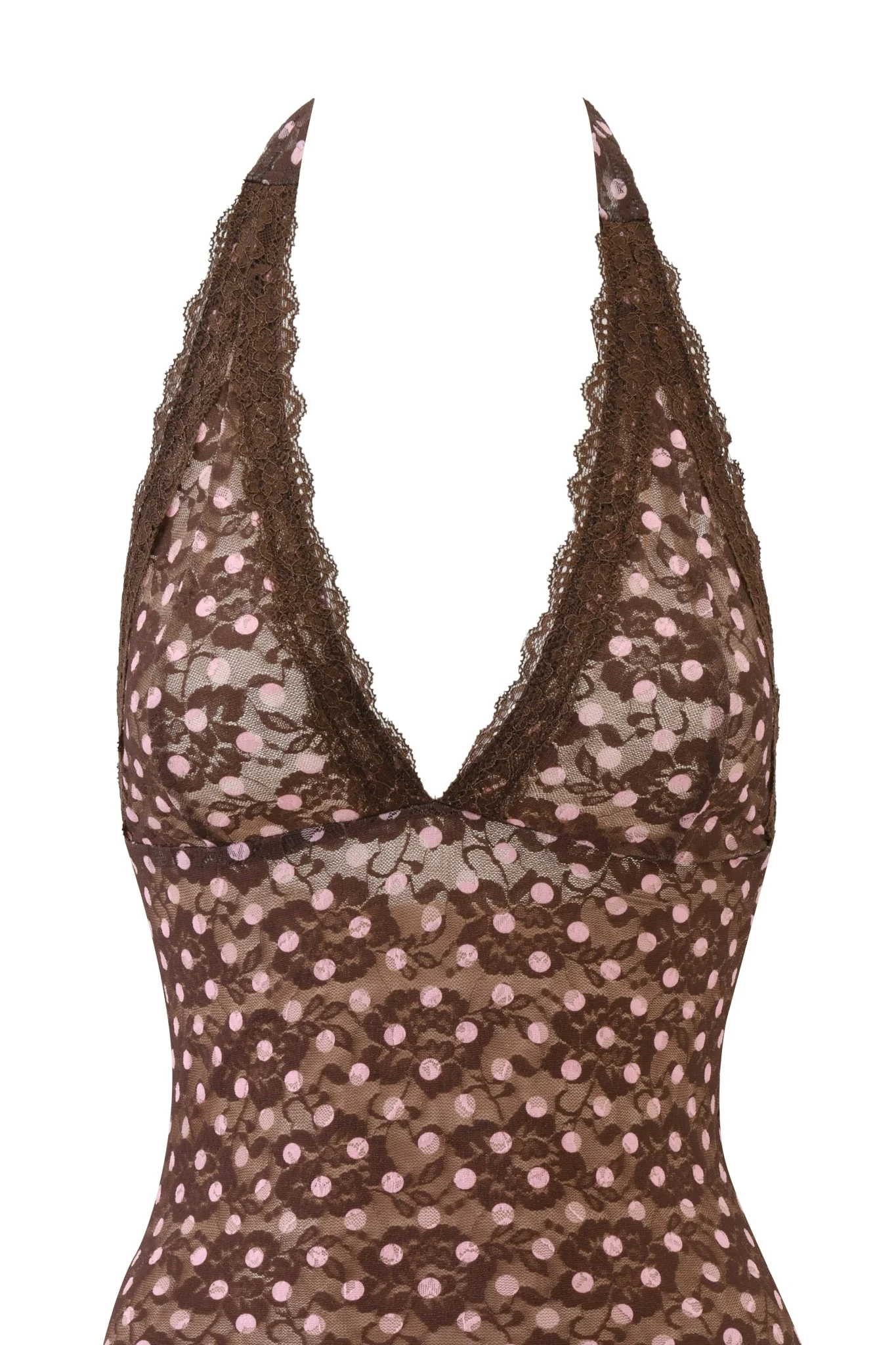 GEM MINI DRESS - PINK CHOCOLATE - Image 9