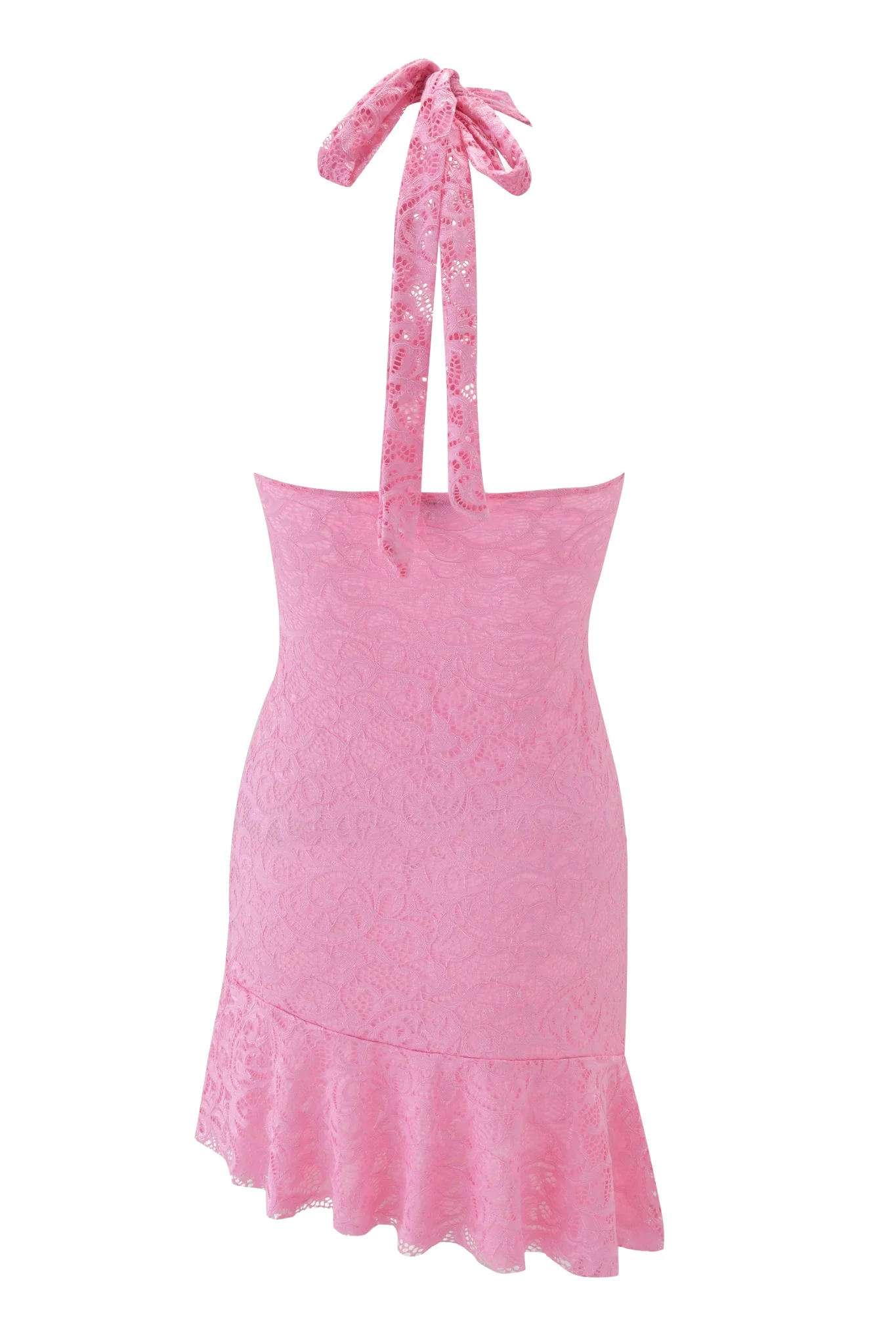 GEMMA HALTER MINI DRESS - BABY PINK - Image 9