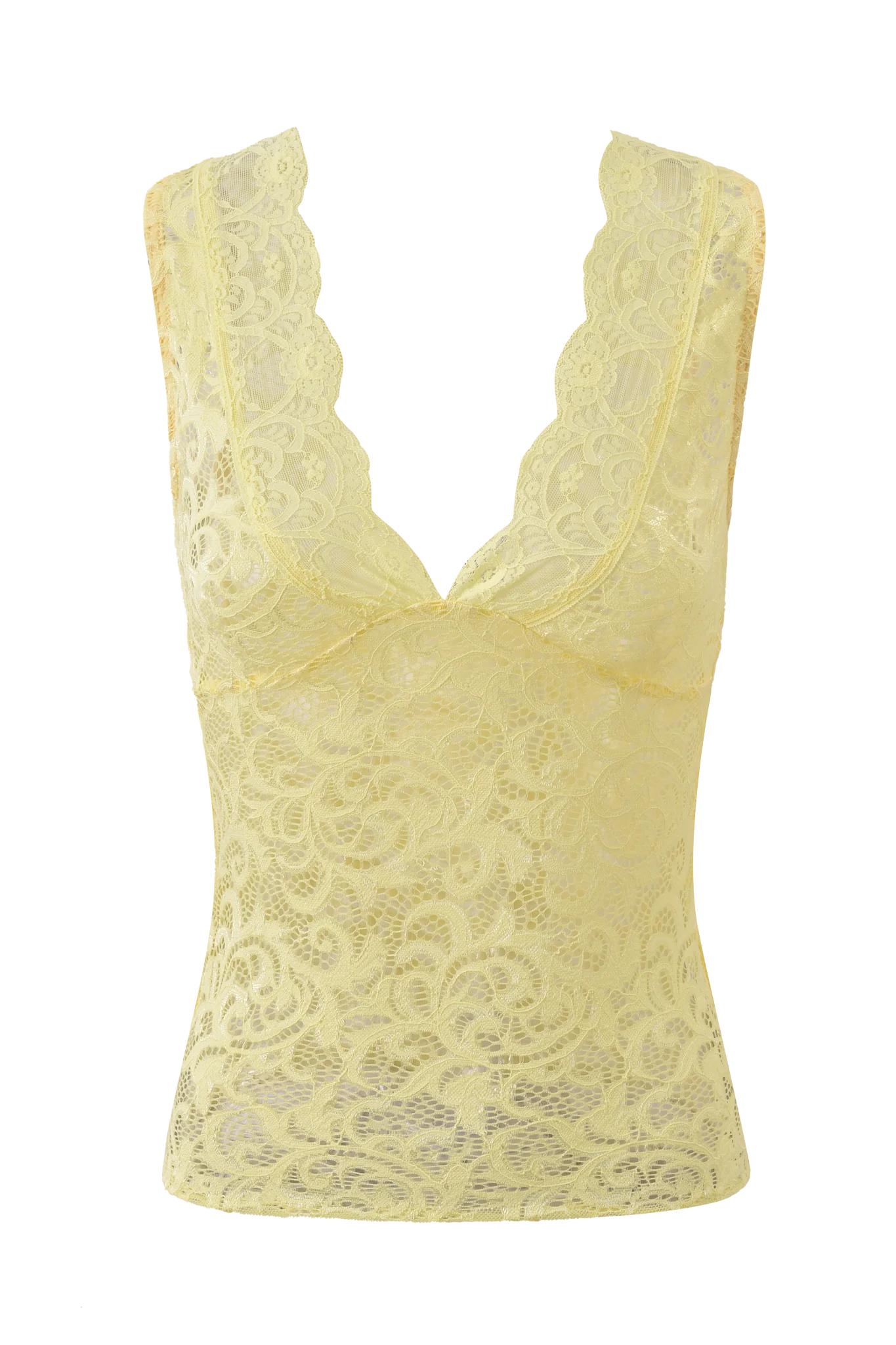 GEMMA SLEEVELESS TOP - YELLOW - Image 5