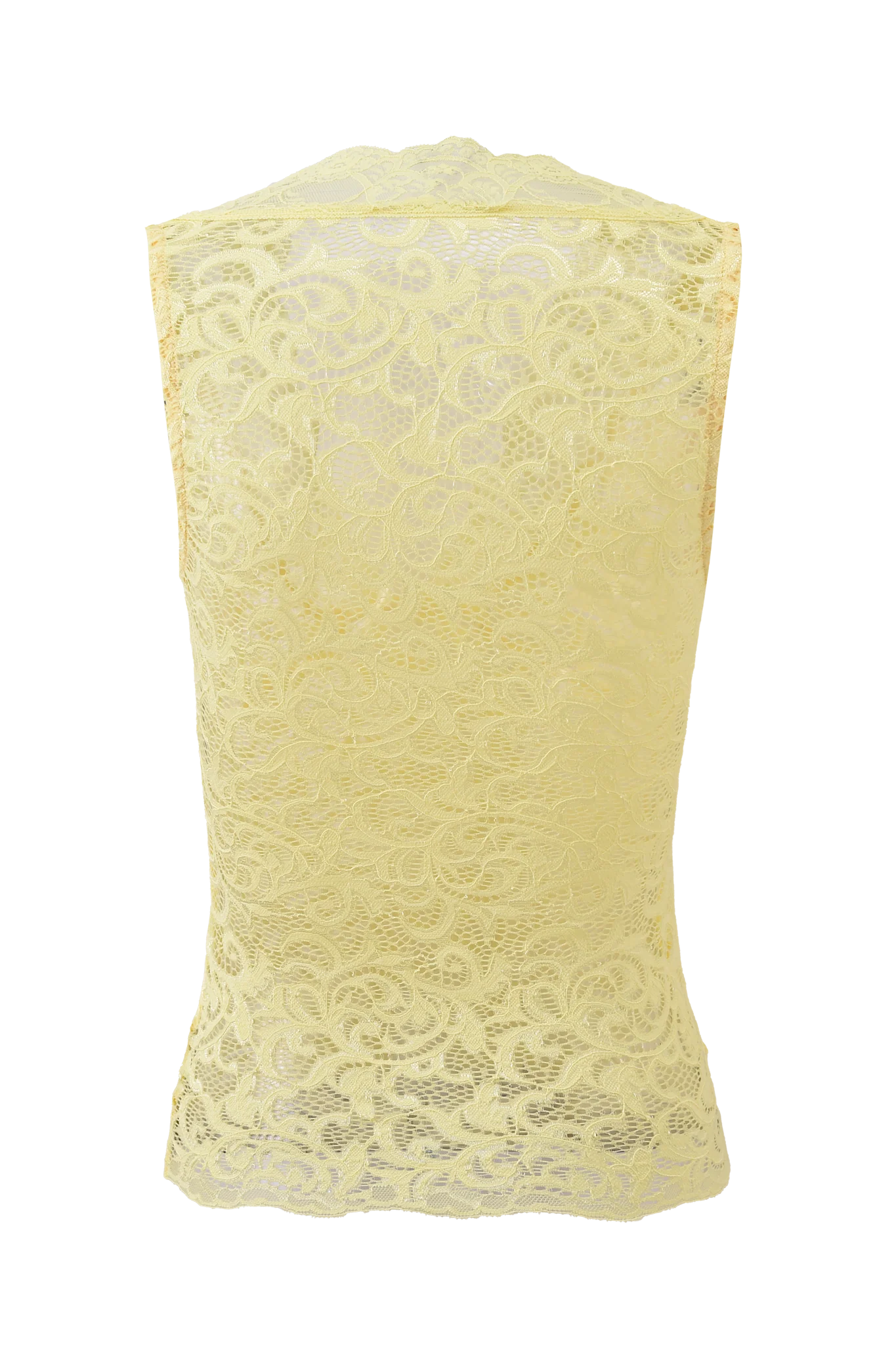 GEMMA SLEEVELESS TOP - YELLOW - Image 6