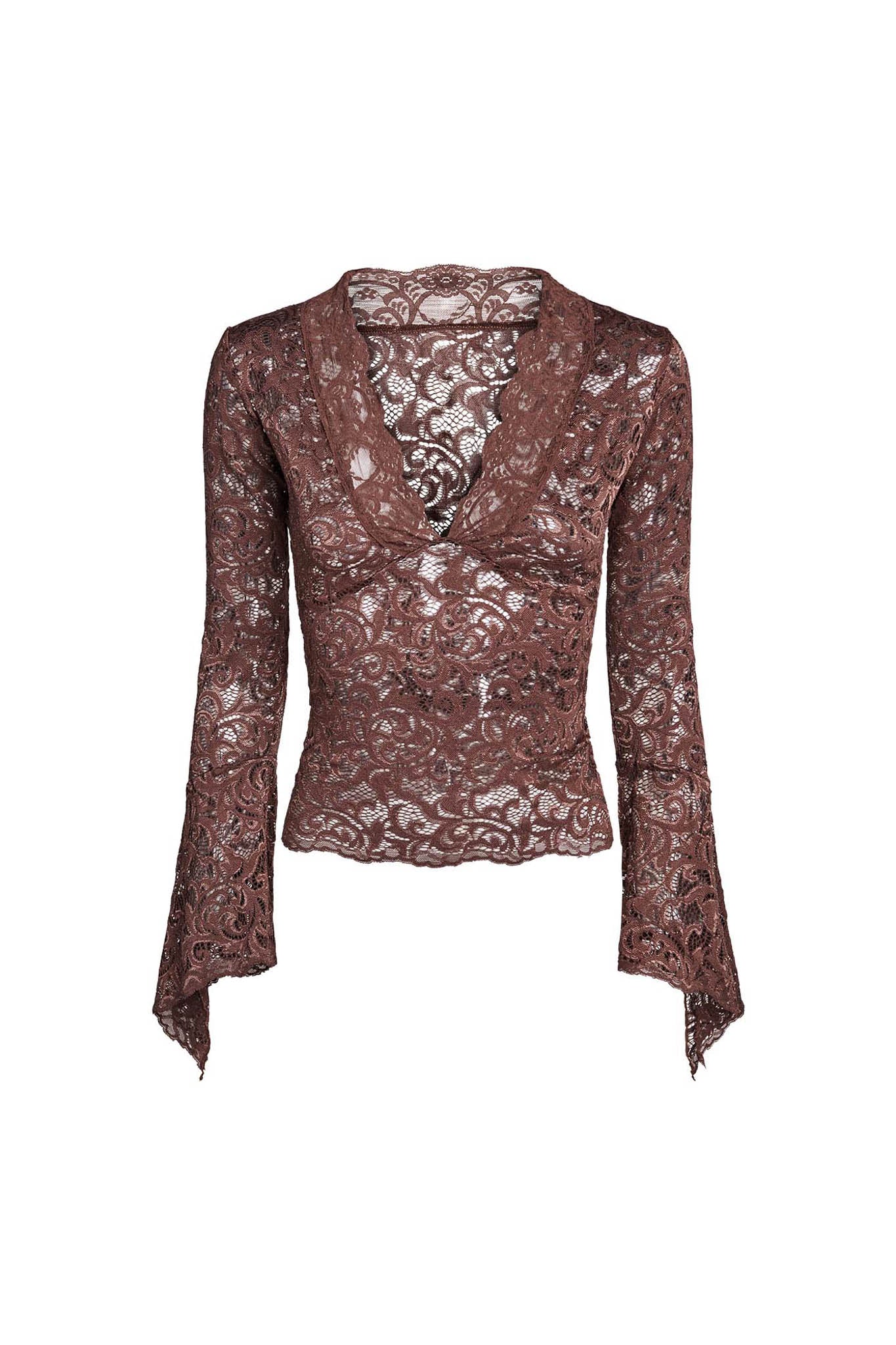 GEMMA TOP - NEUTRAL : CHOCOLATE - Image 8