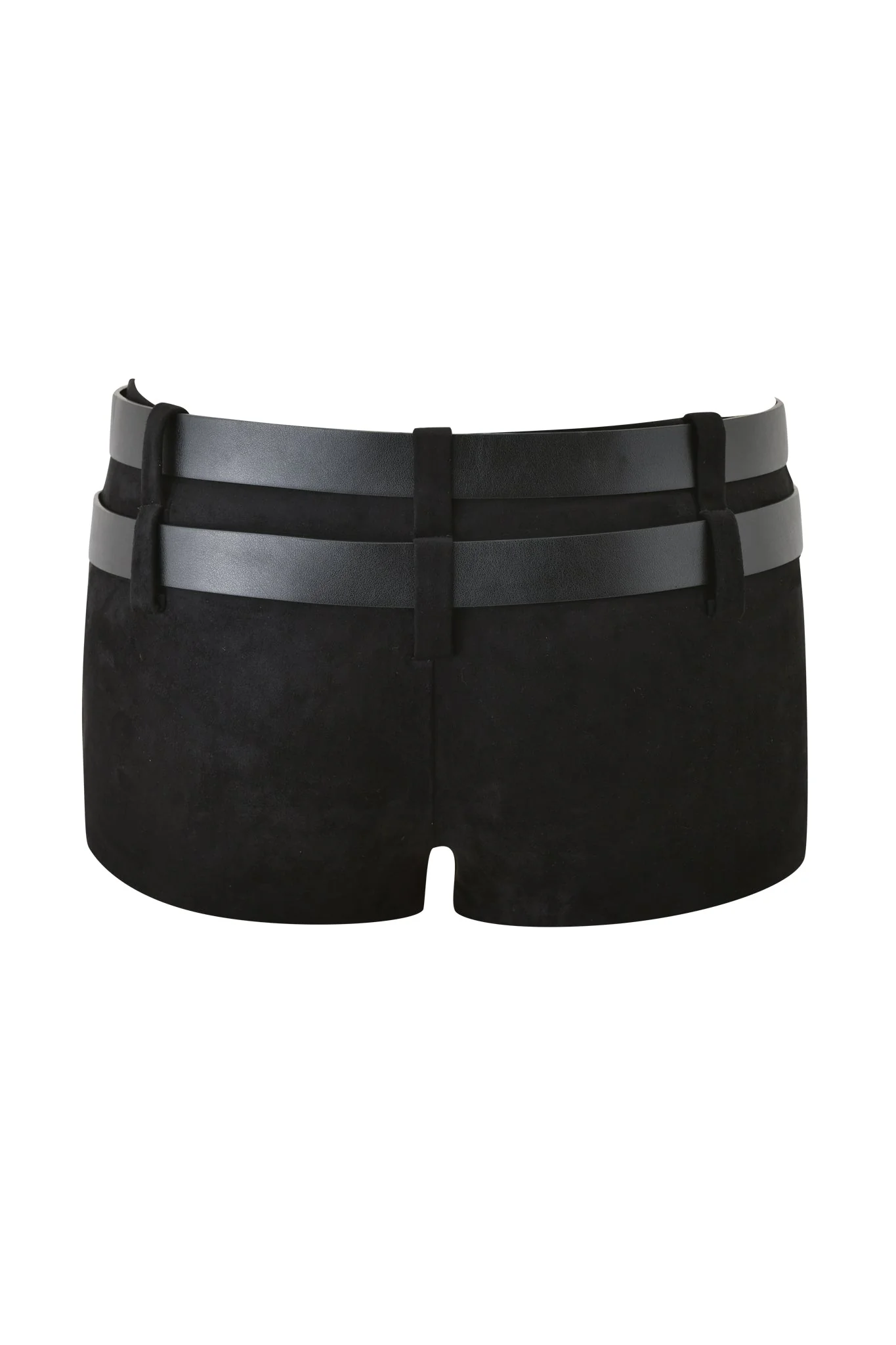 GEORGIA BELTED SHORT - BLACK - Image 9
