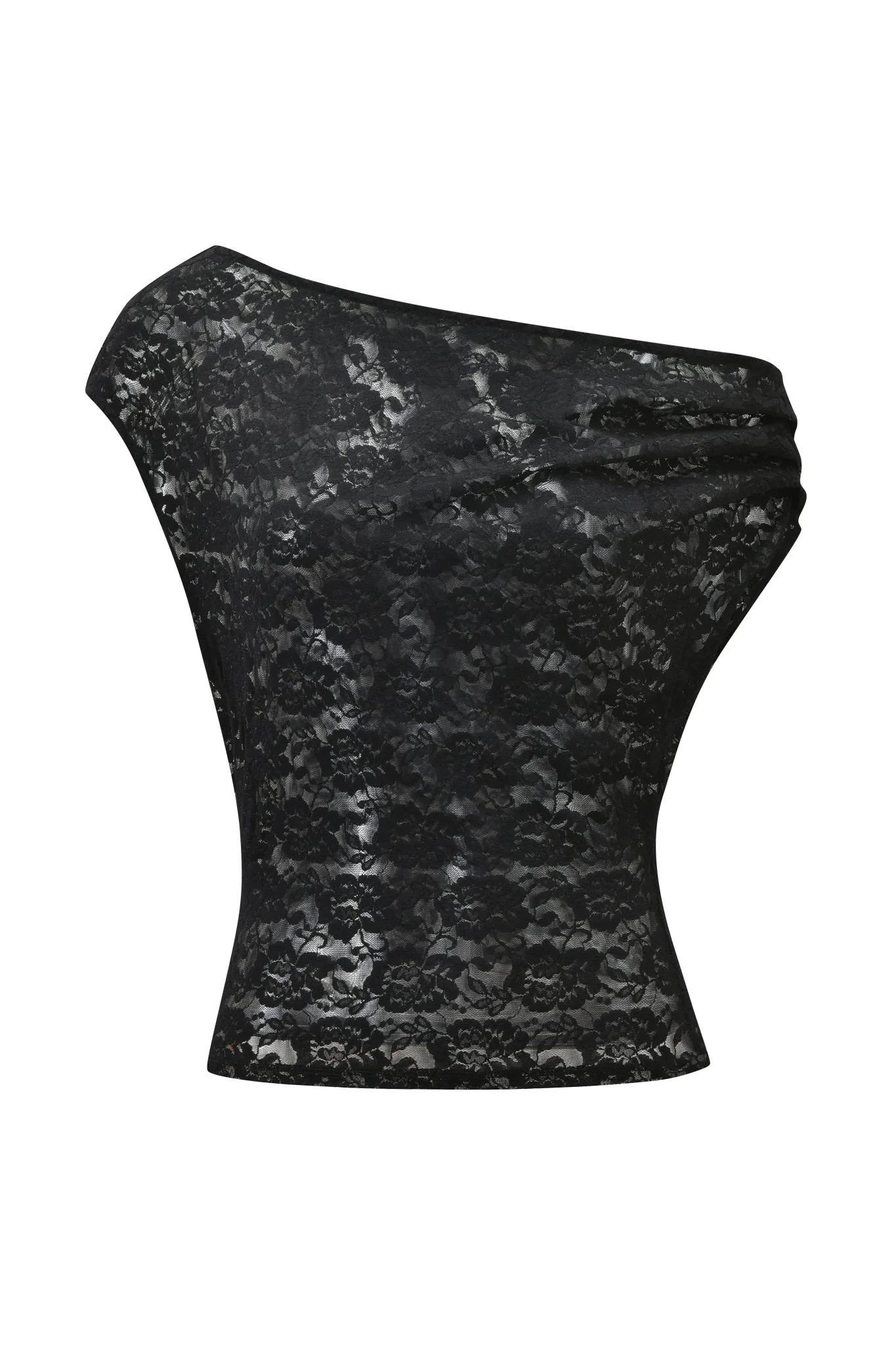 GISELLE LACE TOP - BLACK - Image 5