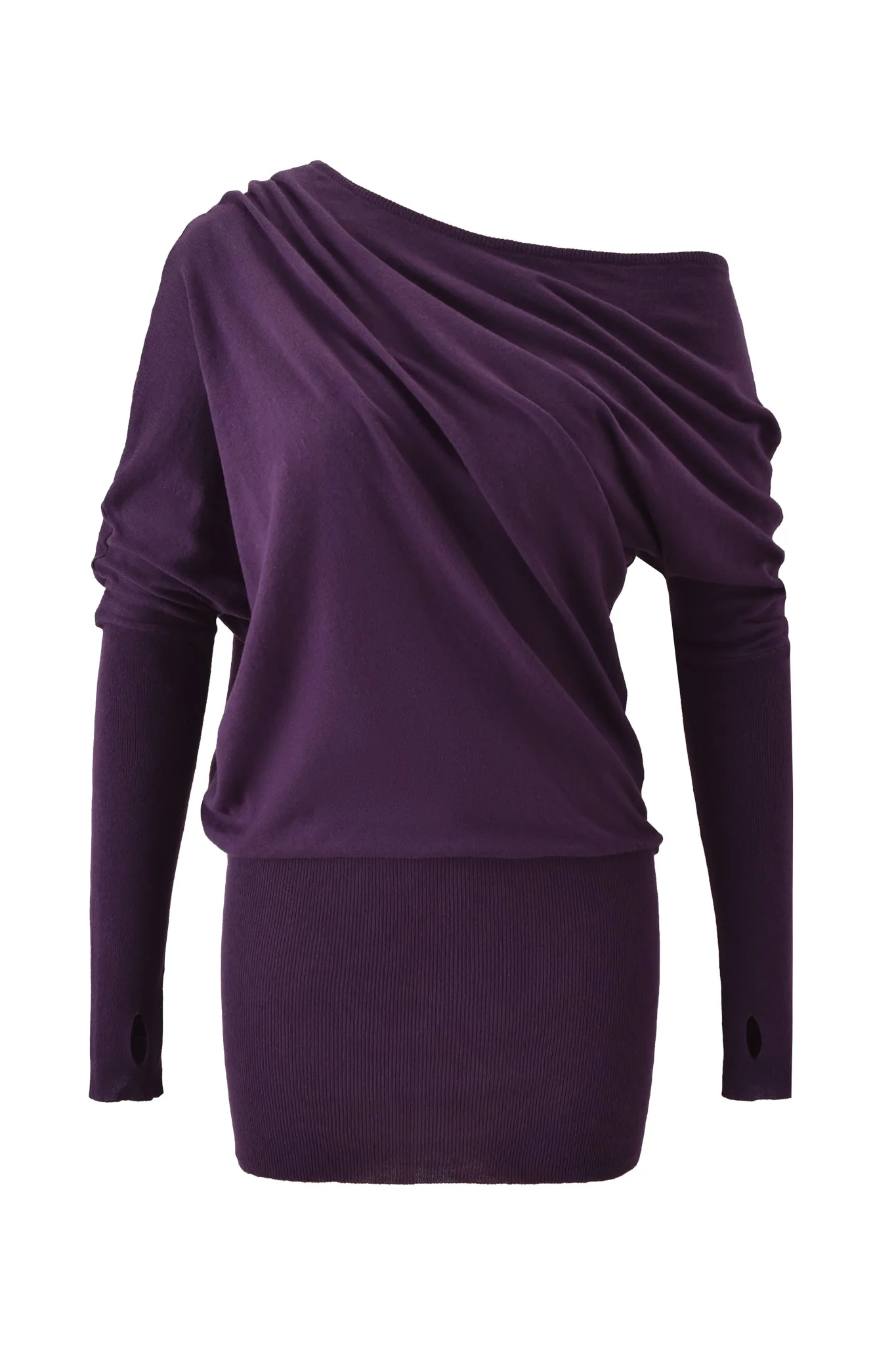 GISELLE MINI DRESS - PLUM - Image 7