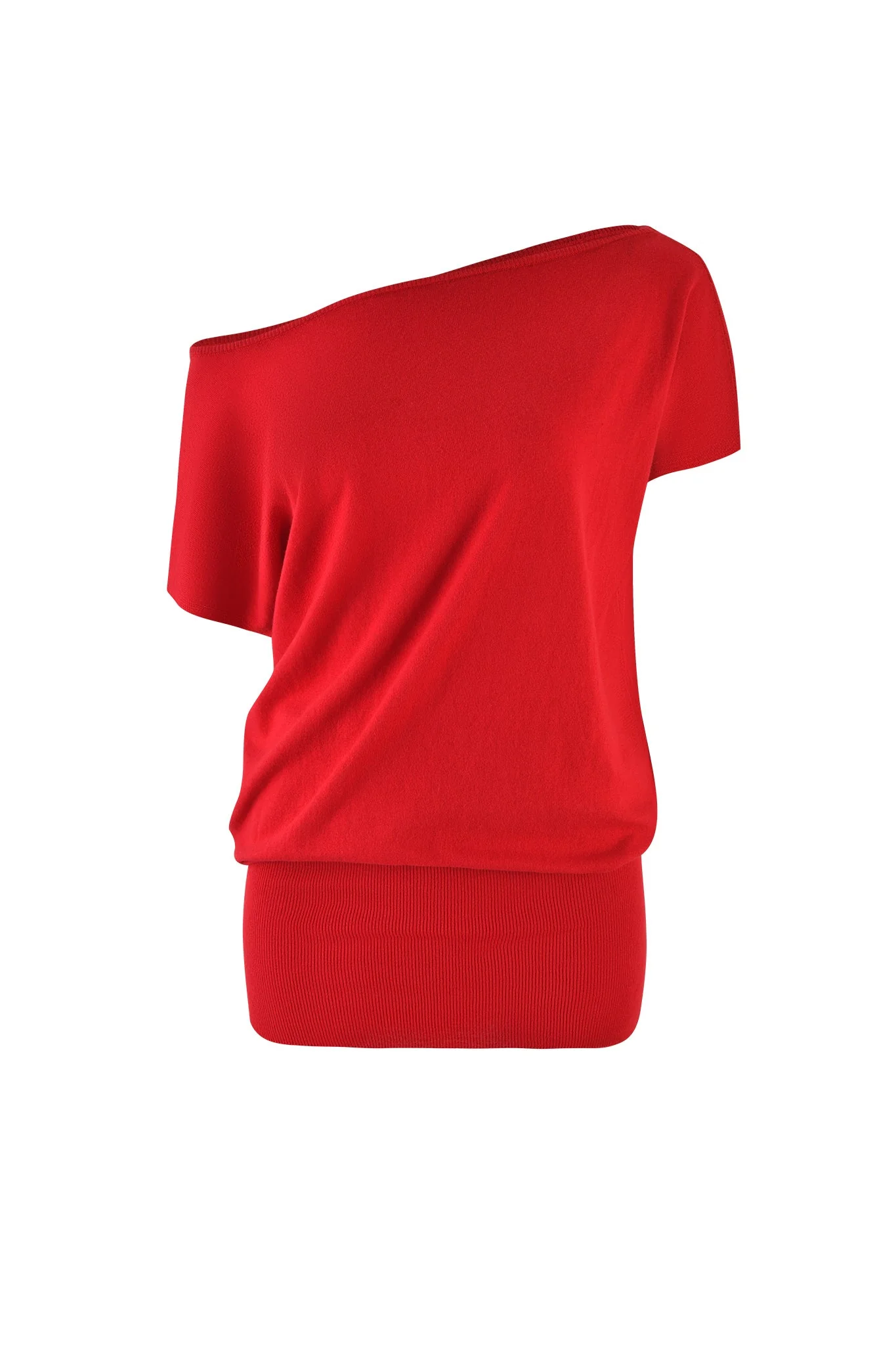 GISELLE SHORT SLEEVE MINI DRESS - RED - Image 7