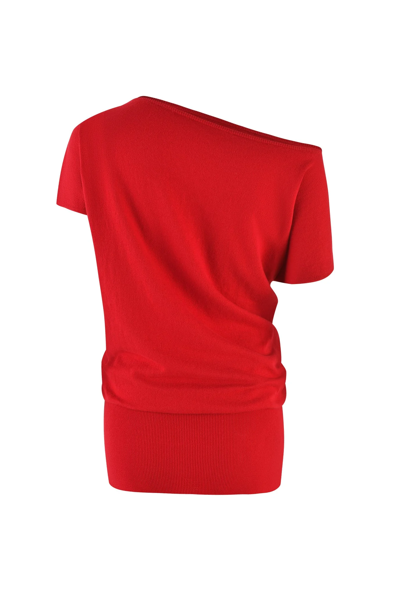 GISELLE SHORT SLEEVE MINI DRESS - RED - Image 8