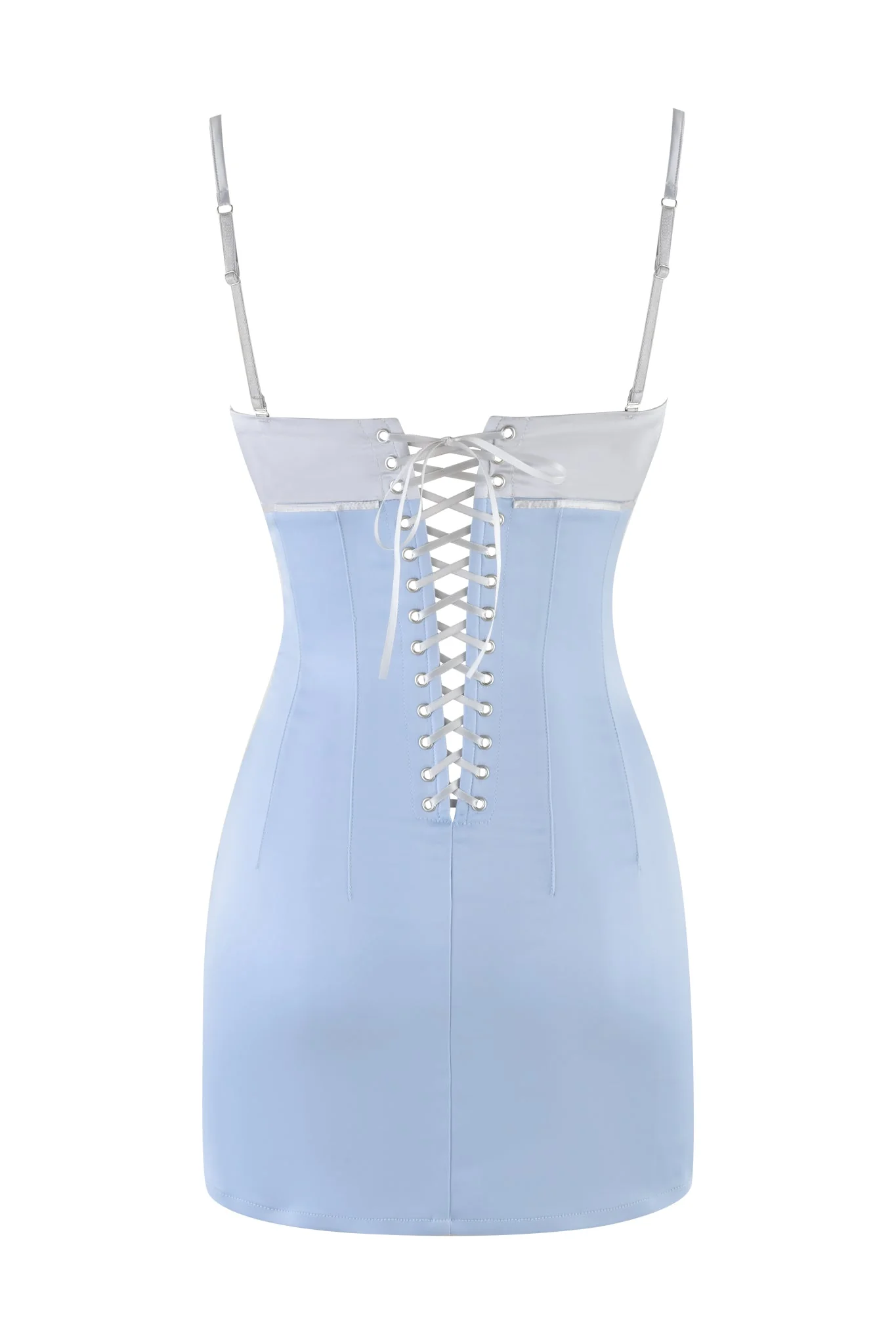 GLACIA MINI DRESS - BLUE - Image 7