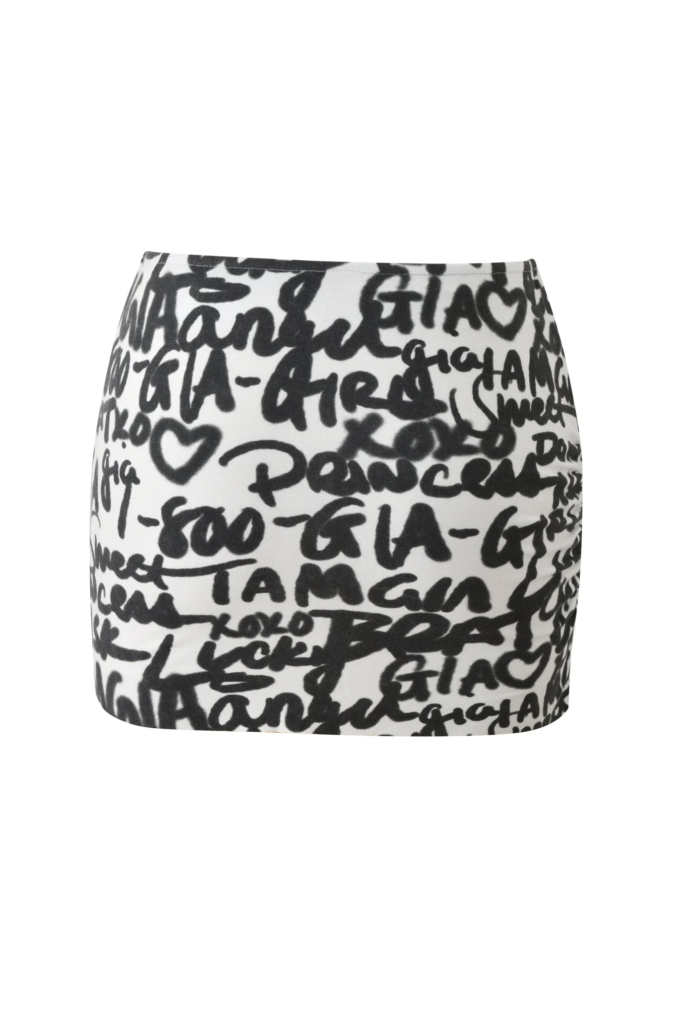 HONEY MACRAME MINI SKIRT - WRITING ON THE WALL - Image 7