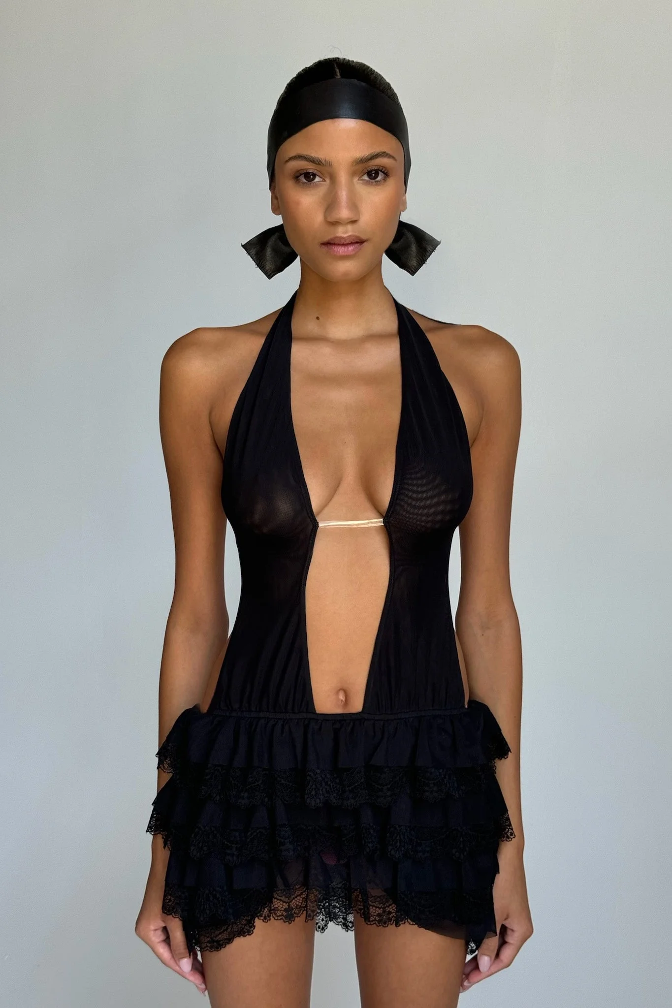 IMARA MINI DRESS - BLACK - Image 5