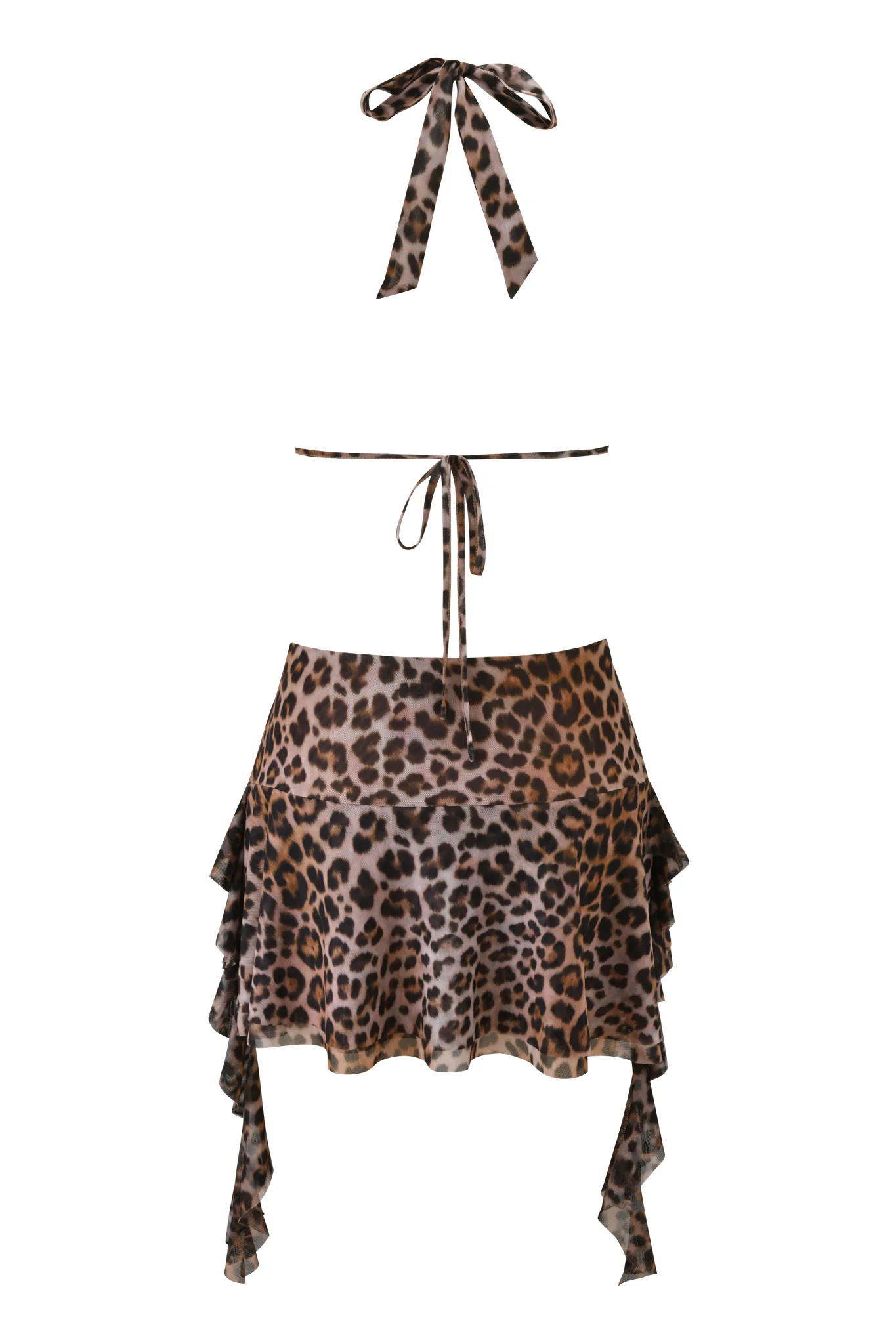 IRISIA MINI DRESS - LEOPARD MESH - Image 7