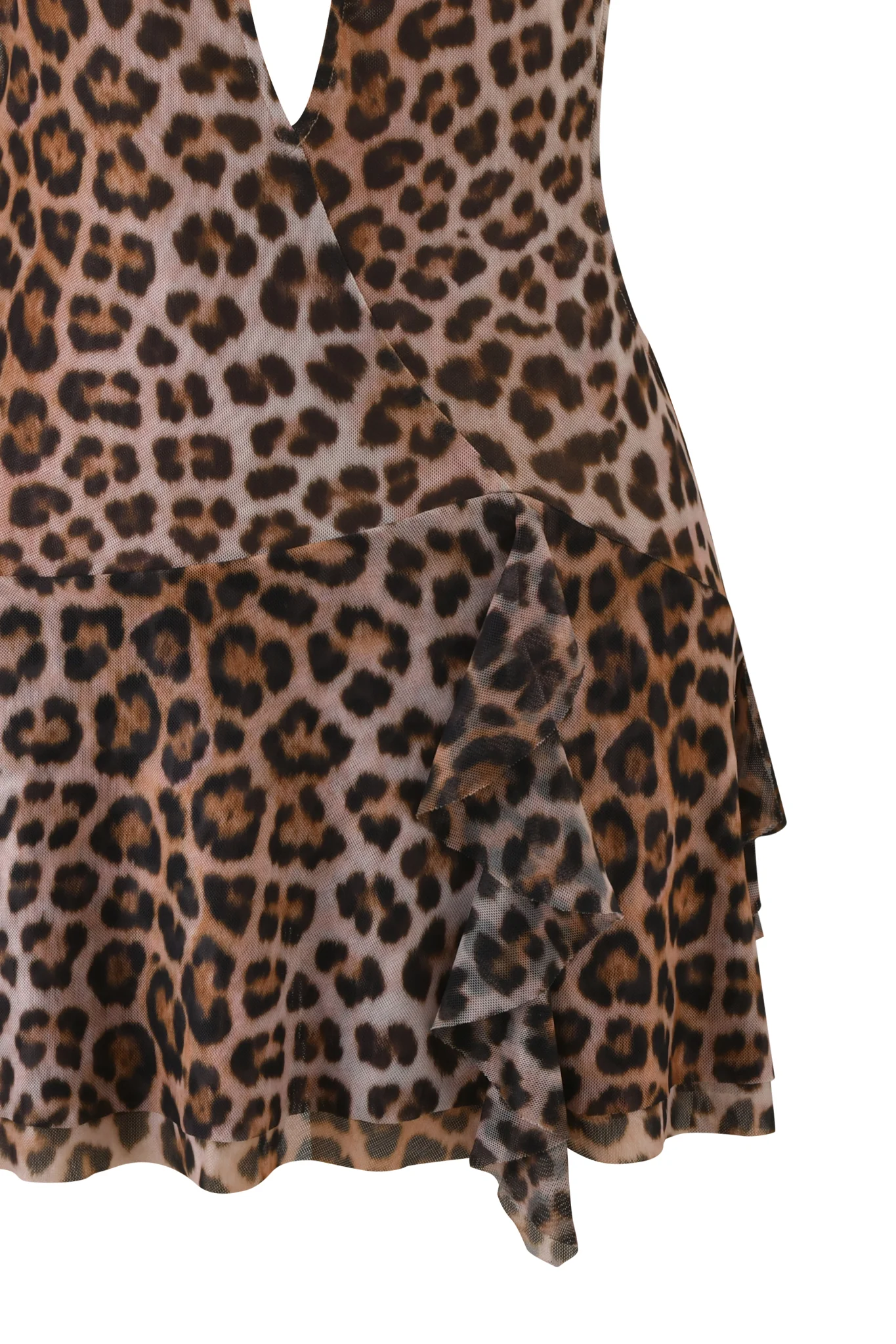 IRISIA MINI DRESS - LEOPARD MESH - Image 8