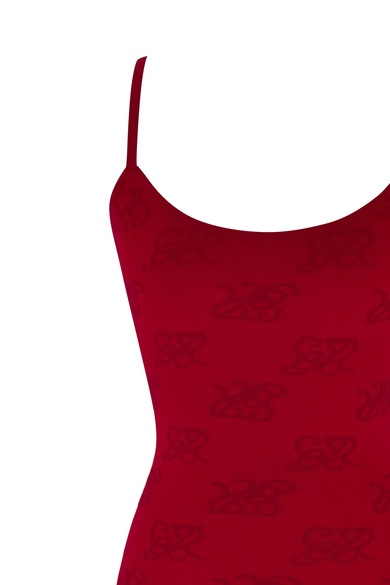 IVY MINI DRESS - RED : BURGUNDY - Image 7