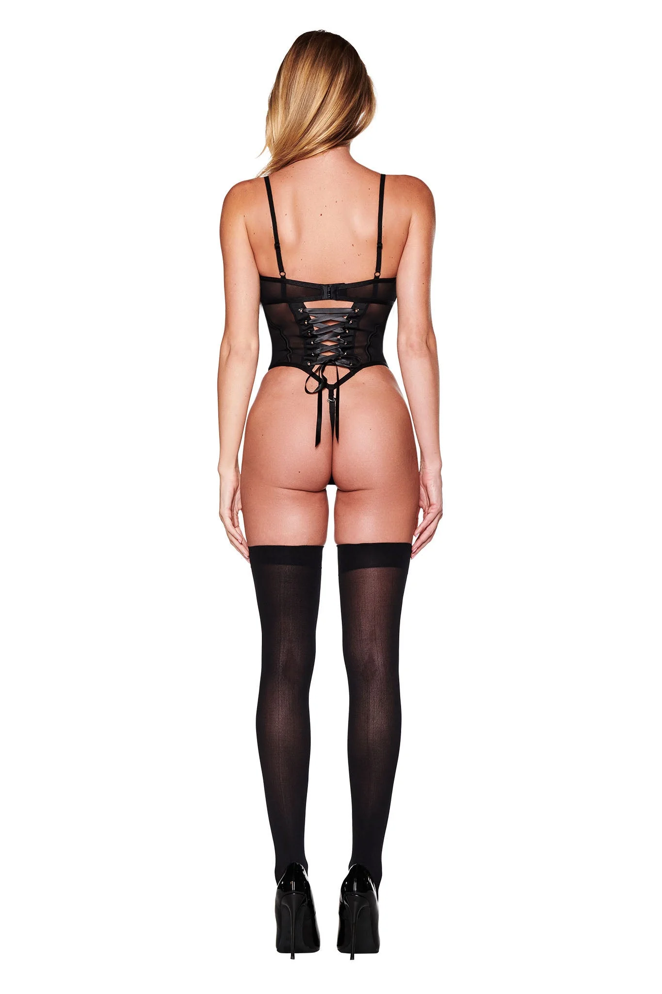JACQUELINE BODYSUIT - BLACK - Image 4