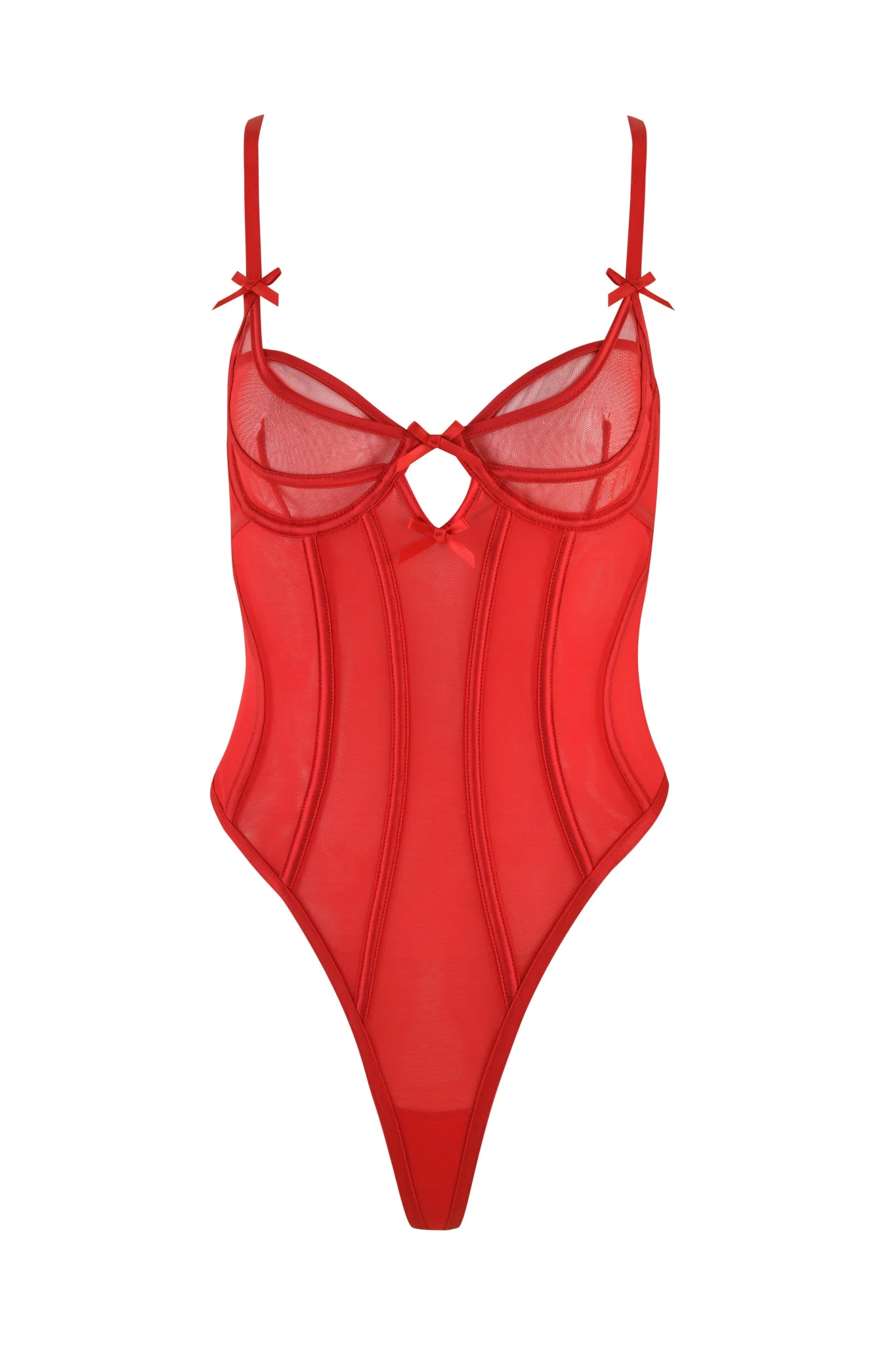 JACQUELINE BODYSUIT - RED - Image 7