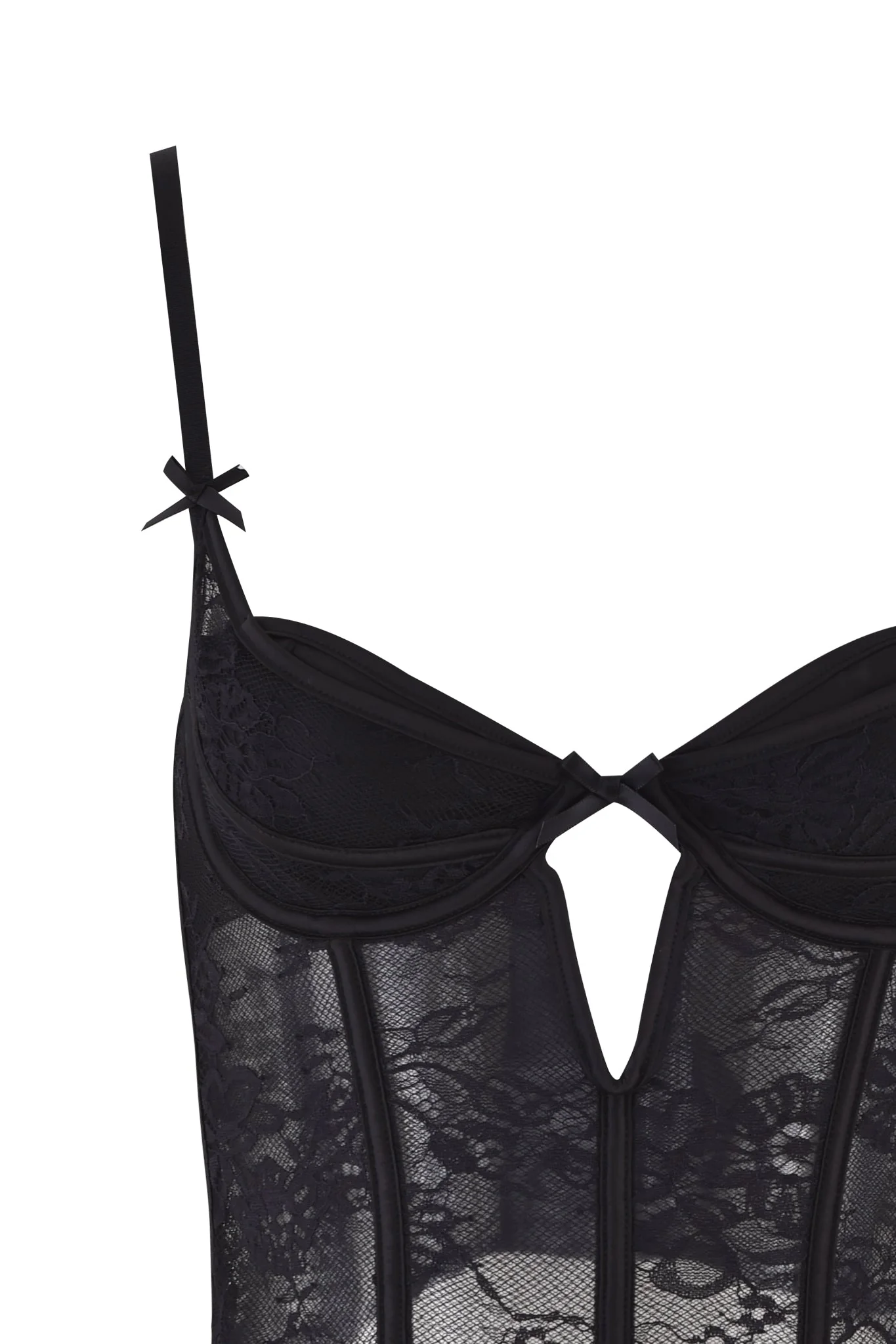 JACQUELINE BUSTIER SET - BLACK - Image 9