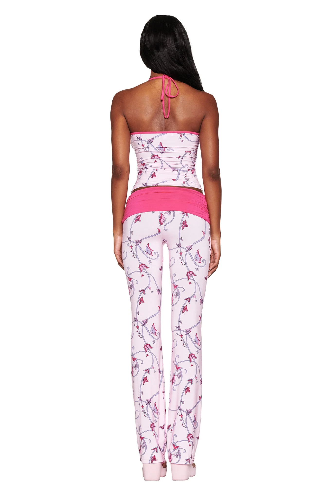JANNIS PANT - PINK : BUTTERFLY RIBBON - Image 5