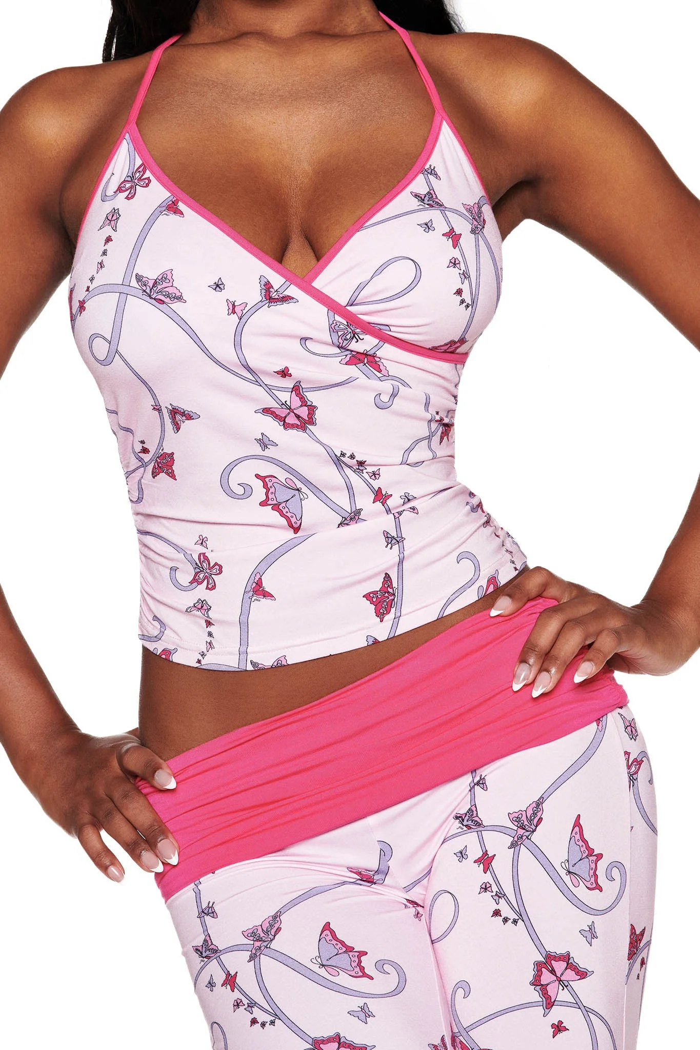 JANNIS PANT - PINK : BUTTERFLY RIBBON - Image 6