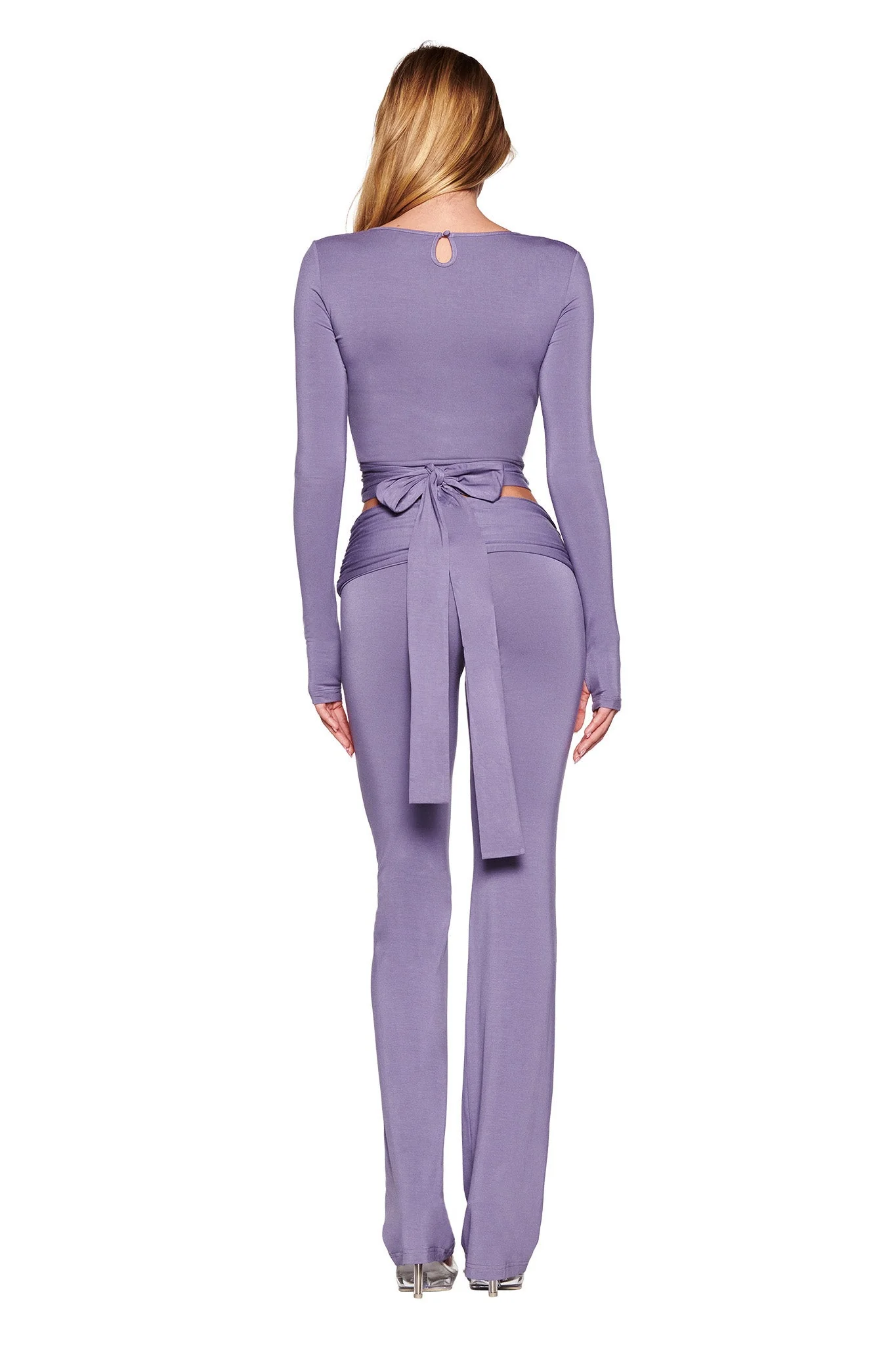 JANNIS PANT - PURPLE : DUSTY LILAC - Image 3
