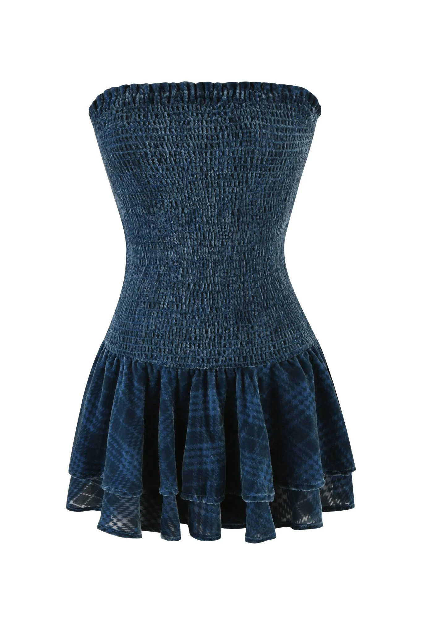 JOSIE MINI DRESS - BLUE - Image 6
