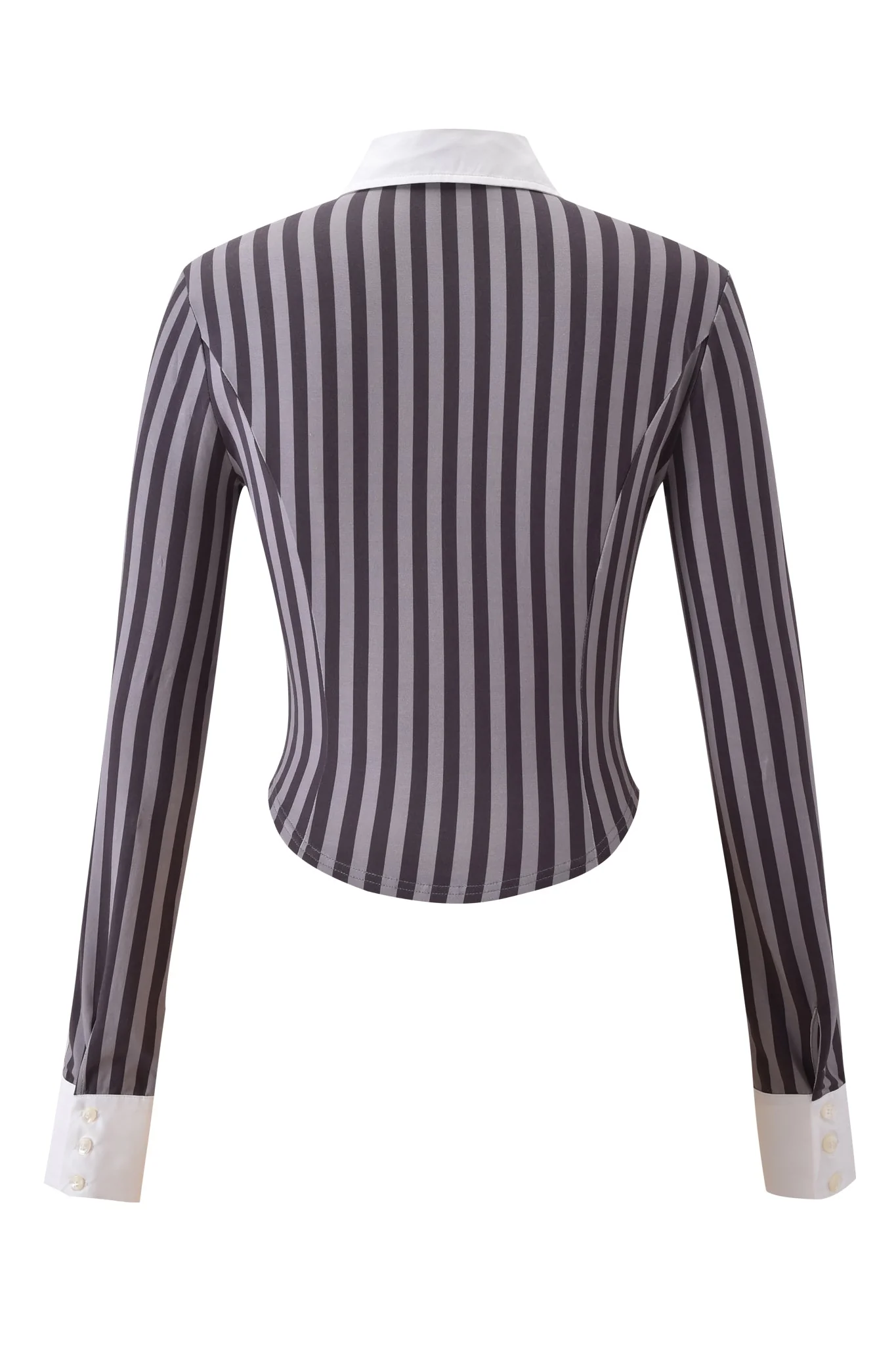 JULIA TOP - GREY STRIPE - Image 8