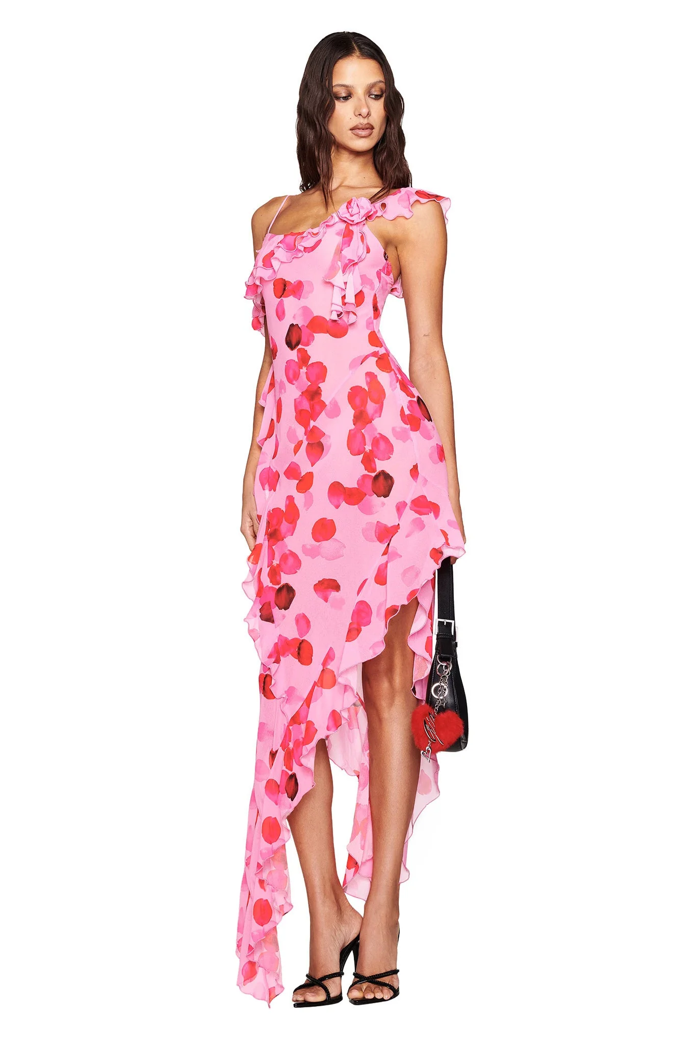 JULIETTA MAXI DRESS - PINK : PEACH PRETTY PETAL - Image 4
