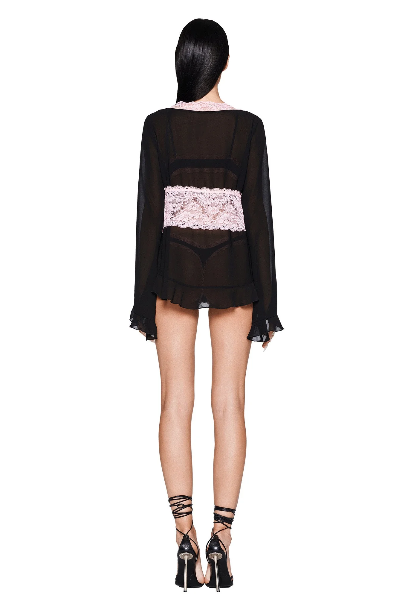 JUNIPER ROBE THREE-PIECE SET - BLACK - Image 3