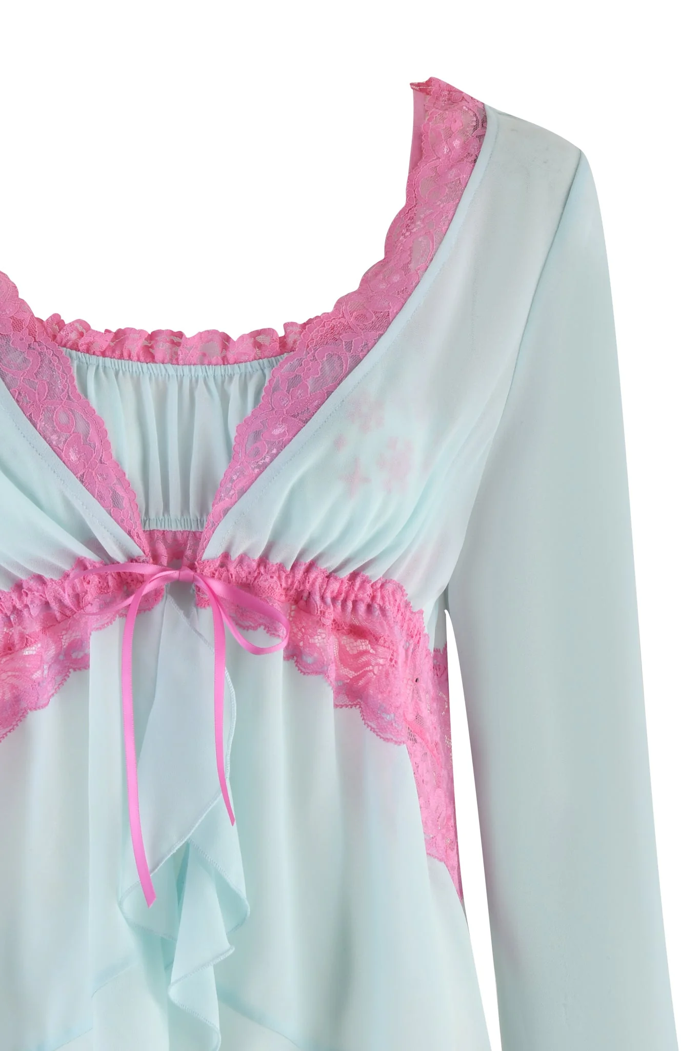 JUNIPER ROBE THREE-PIECE SET - GREEN : MINT GREEN - Image 10