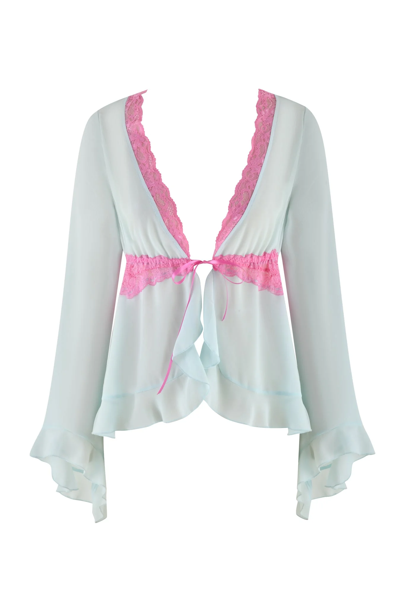 JUNIPER ROBE THREE-PIECE SET - GREEN : MINT GREEN - Image 8