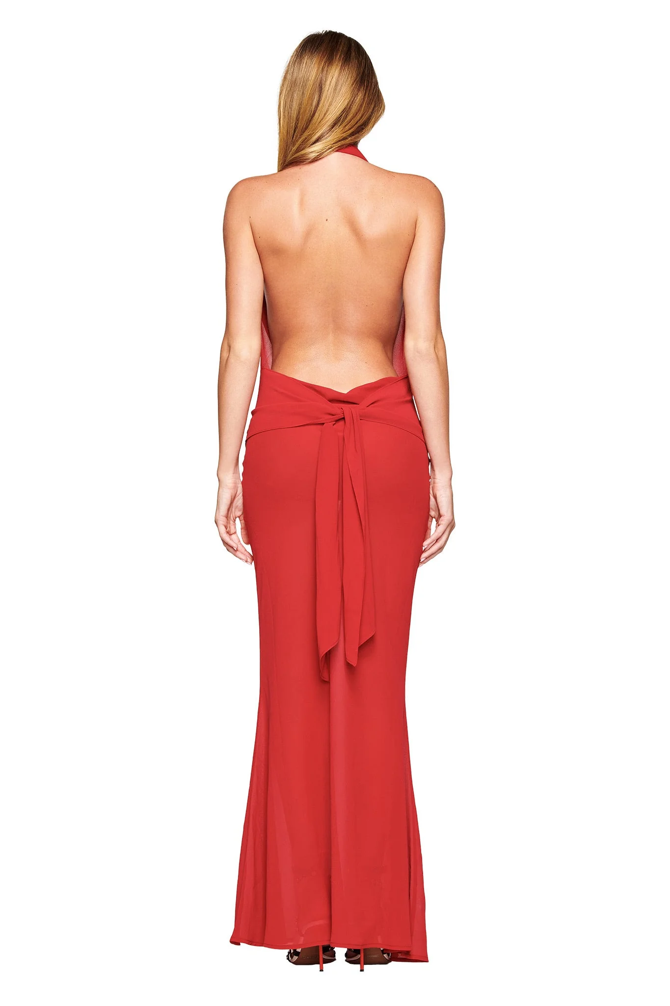 KAHLO MAXI DRESS - RED - Image 6