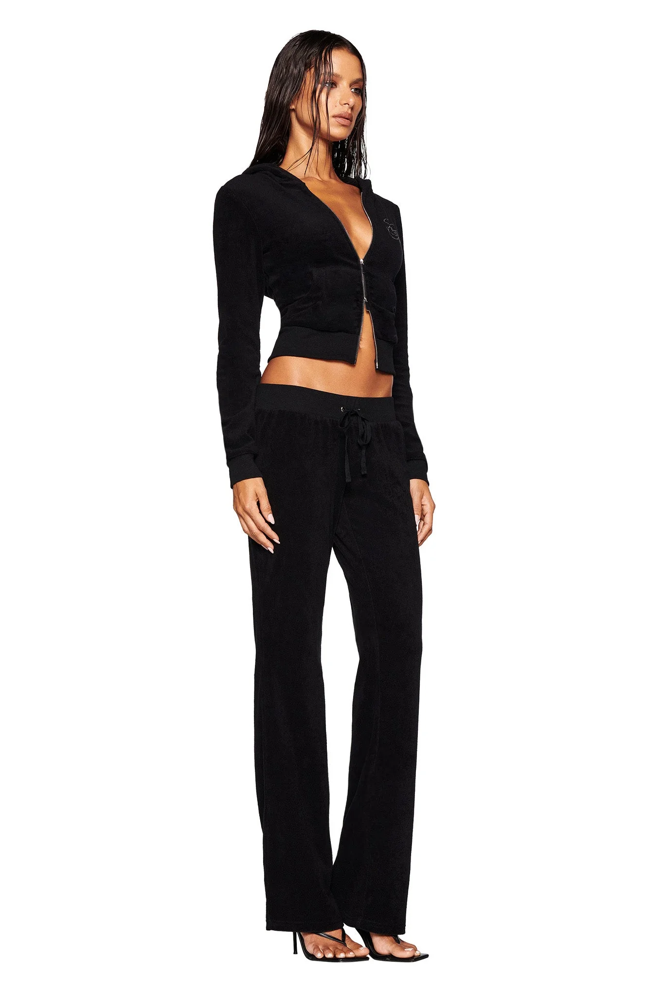 KAMERON TERRY JACKET - BLACK - Image 2