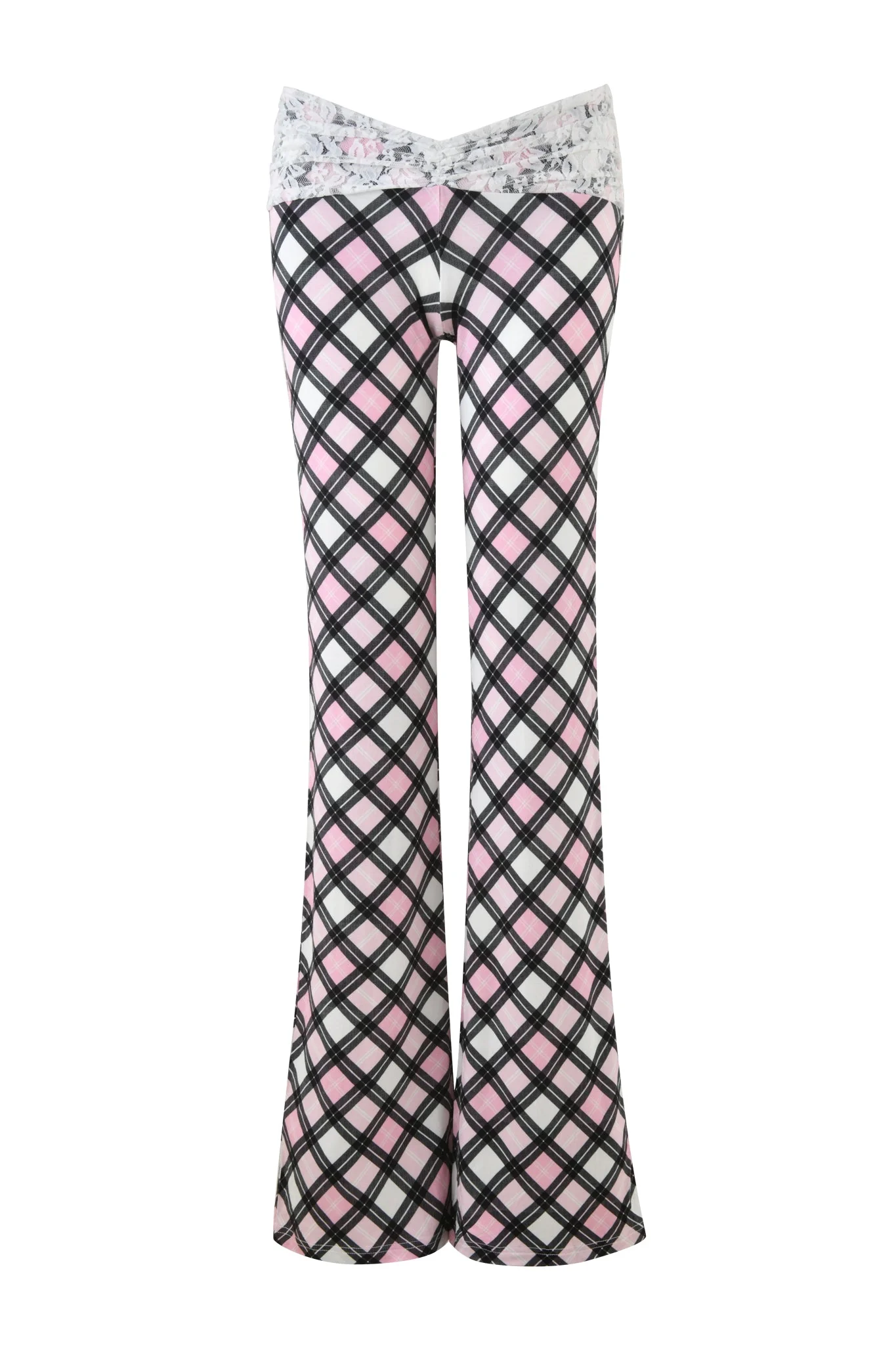 KENDRA PANT - PINK : PLAID - Image 5