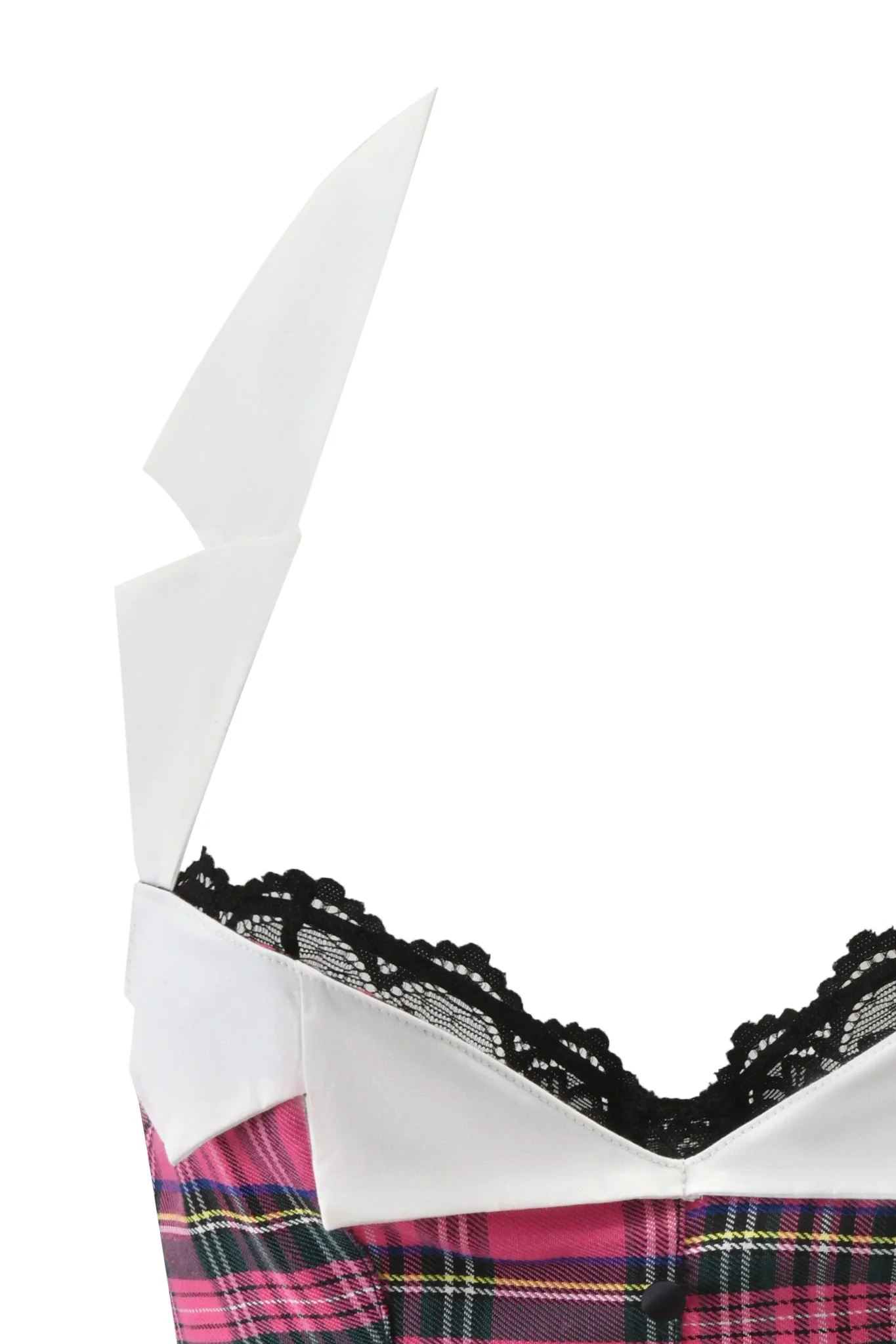 KITTEN CORSET - PINK PLAID - Image 10