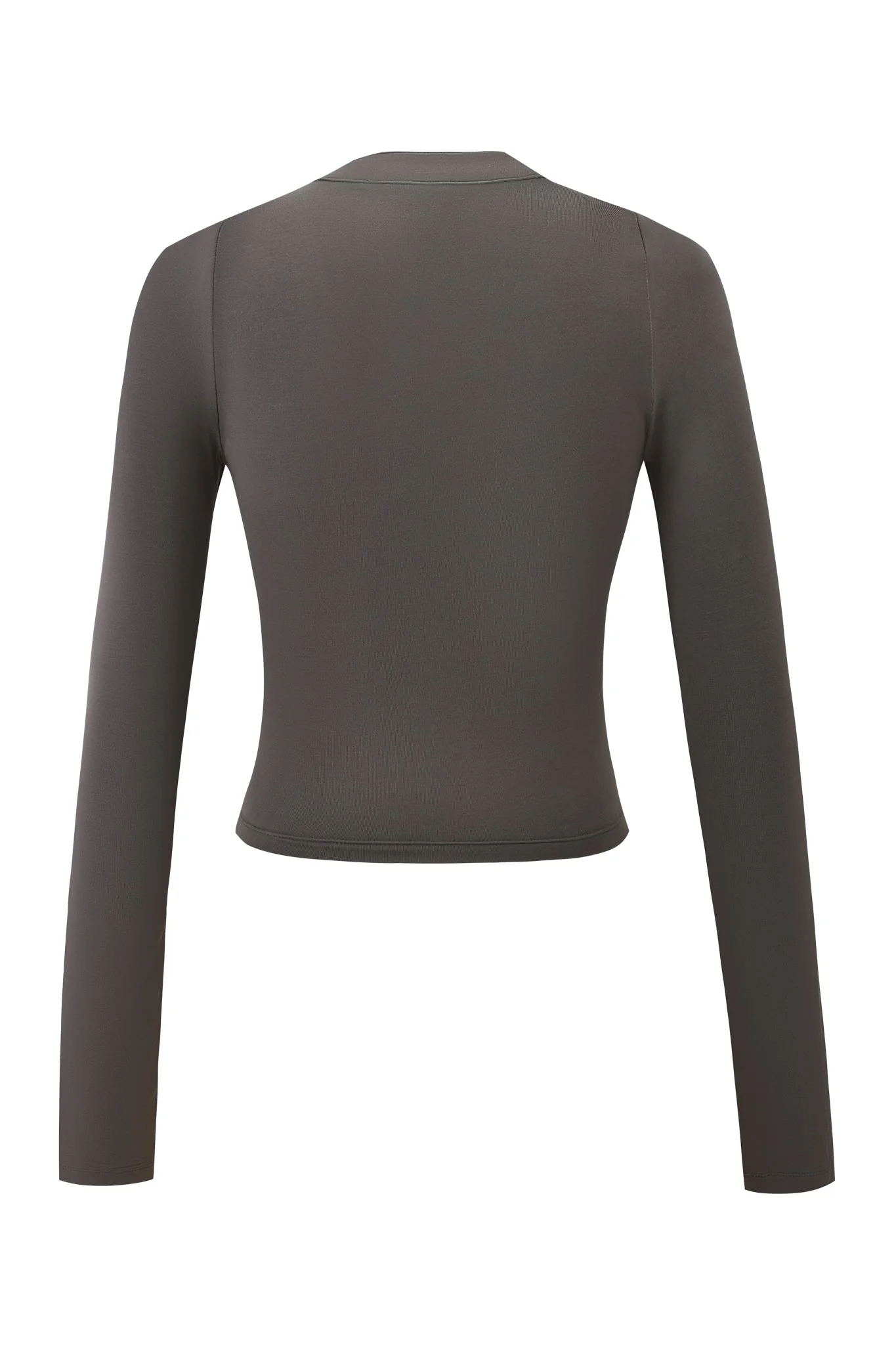 KOVU LONG SLEEVE TOP - CHARCOAL GREY - Image 11