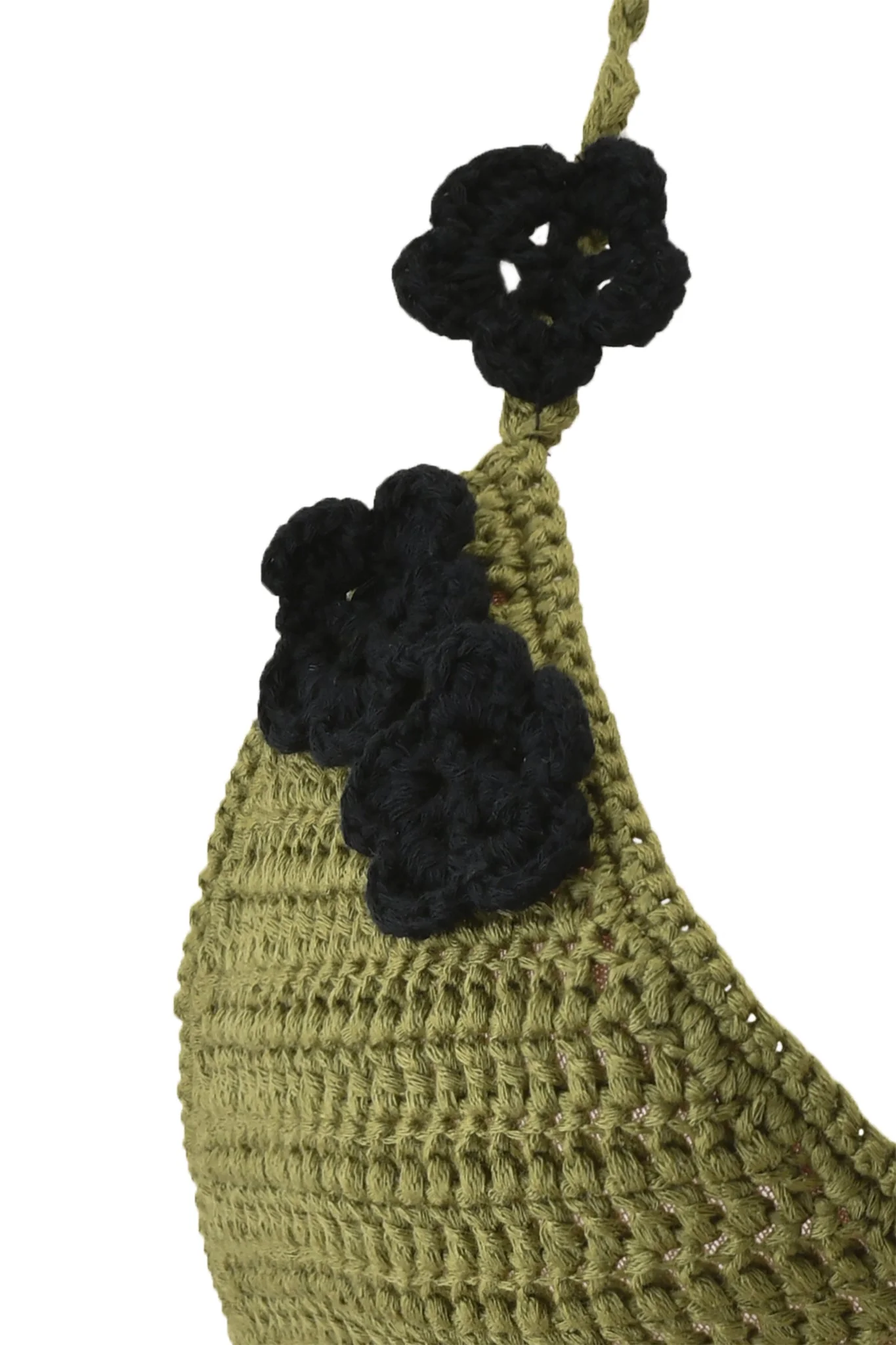 LANAI CROCHET BIKINI TOP - ARMY GREEN - Image 7