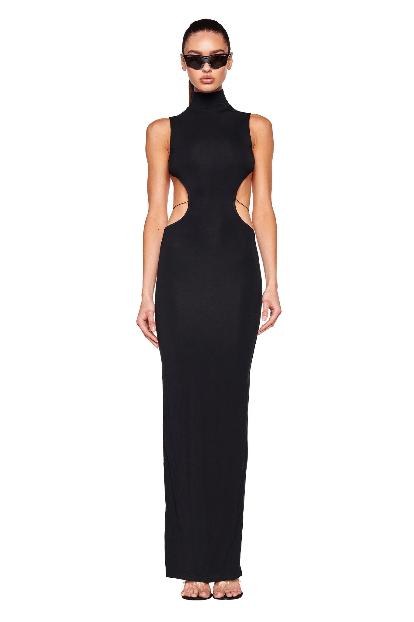 LARISA MAXI DRESS - BLACK - Image 2
