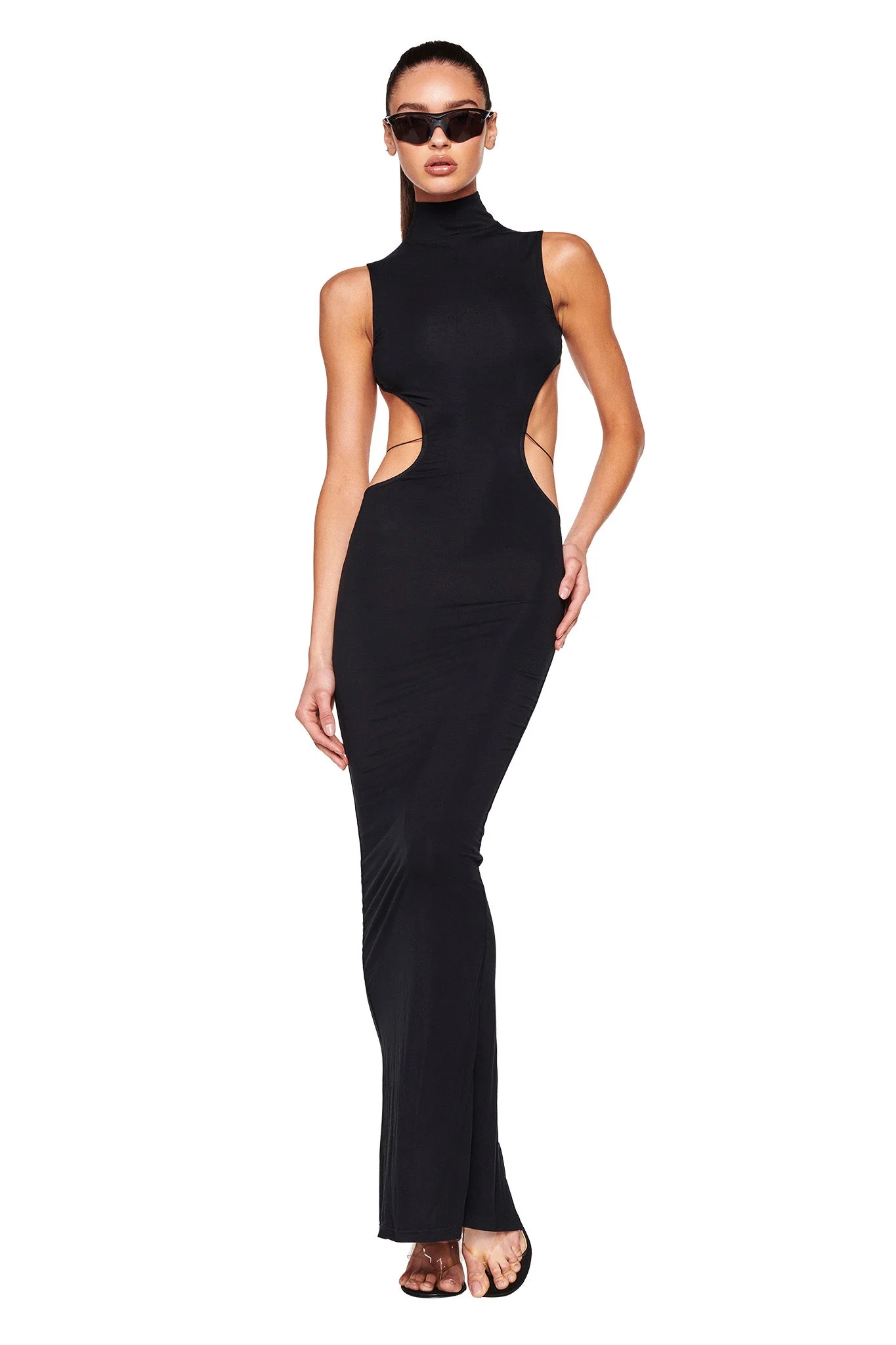 LARISA MAXI DRESS - BLACK - Image 3
