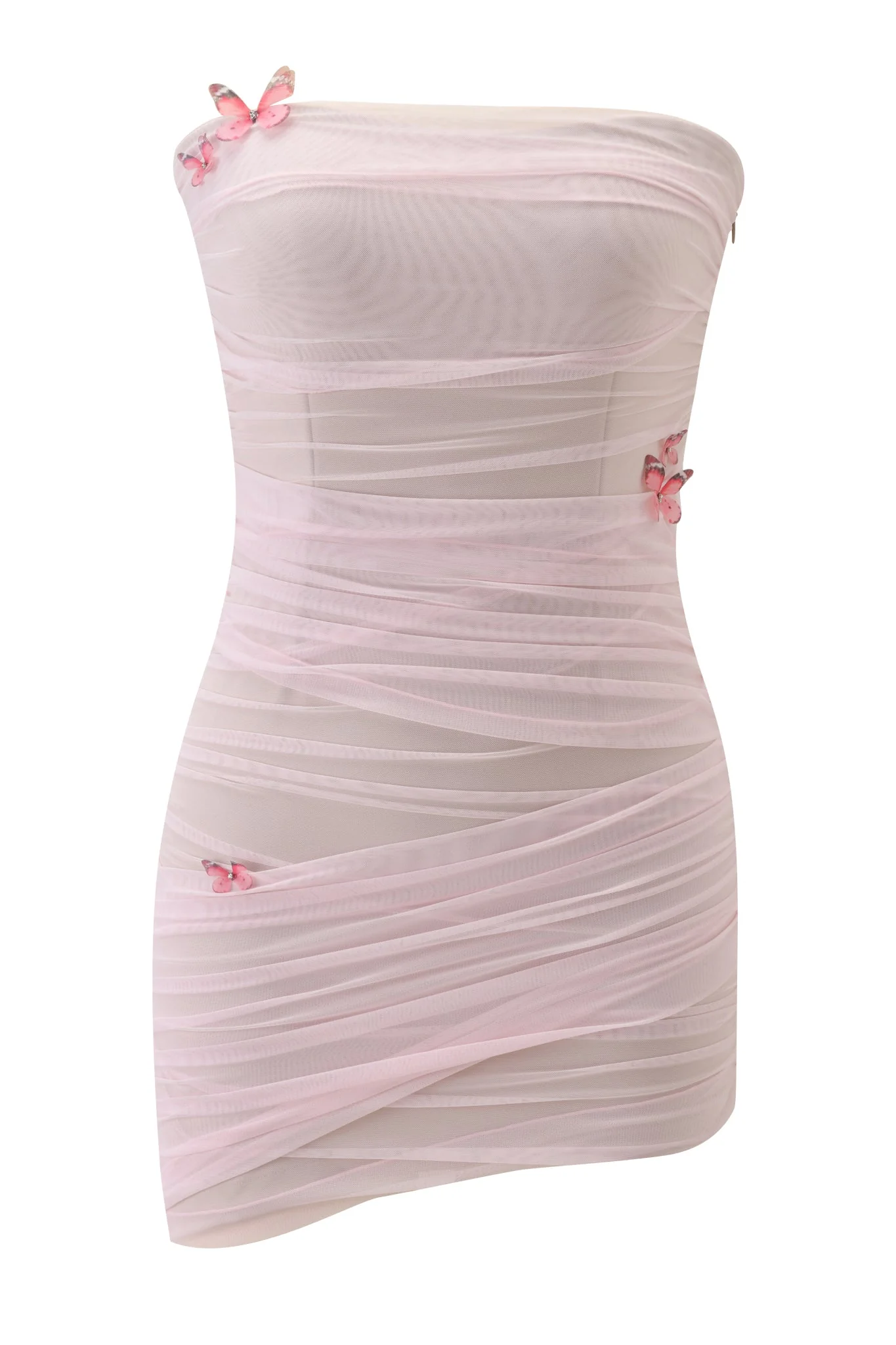 LARK MINI DRESS - PINK - Image 8