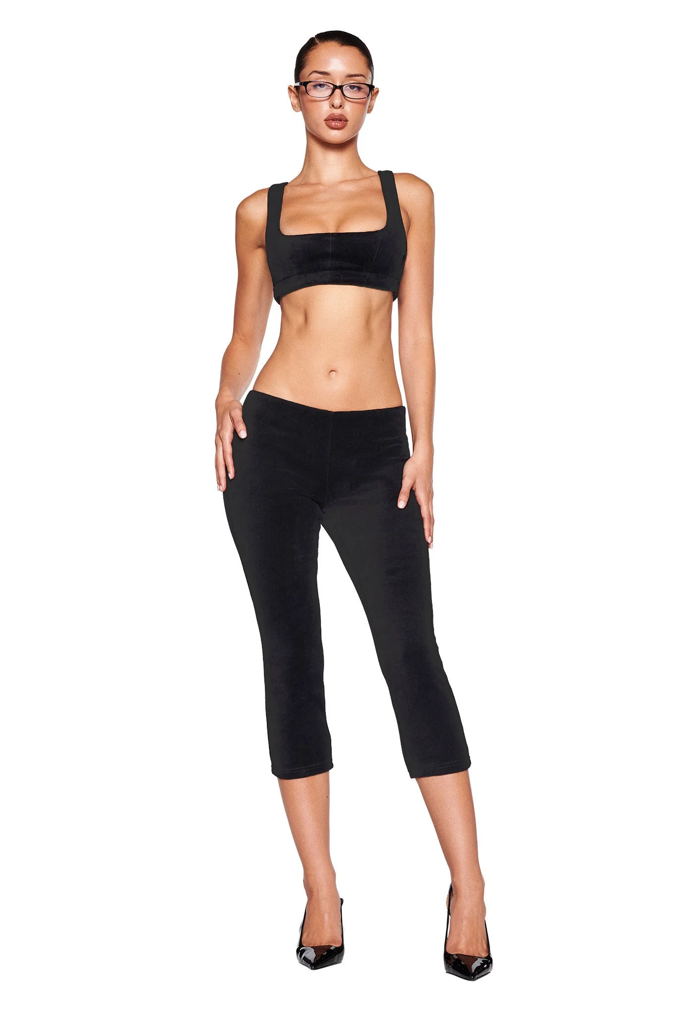 LAURA CROP TOP - BLACK - Image 4