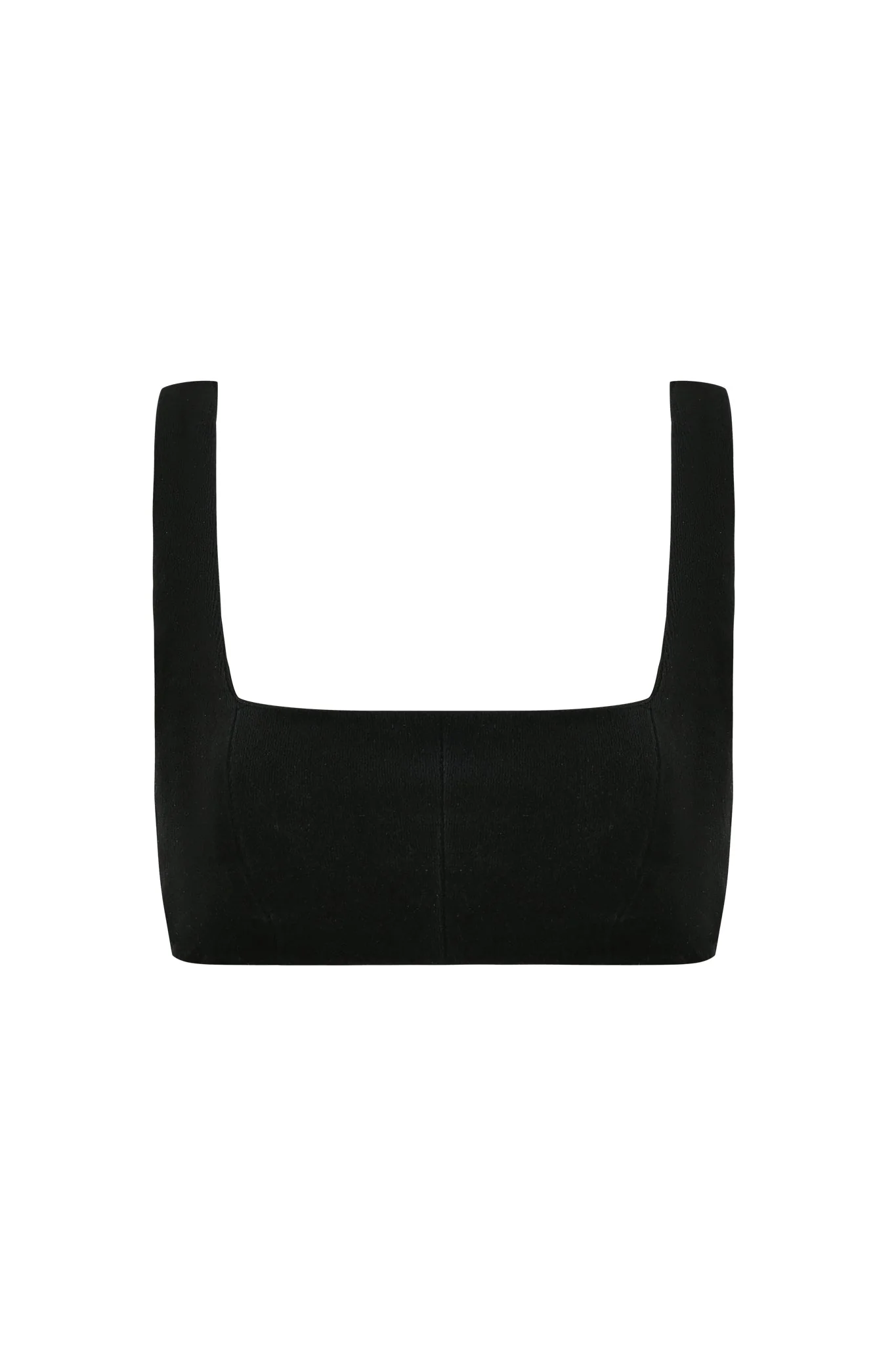 LAURA CROP TOP - BLACK - Image 6
