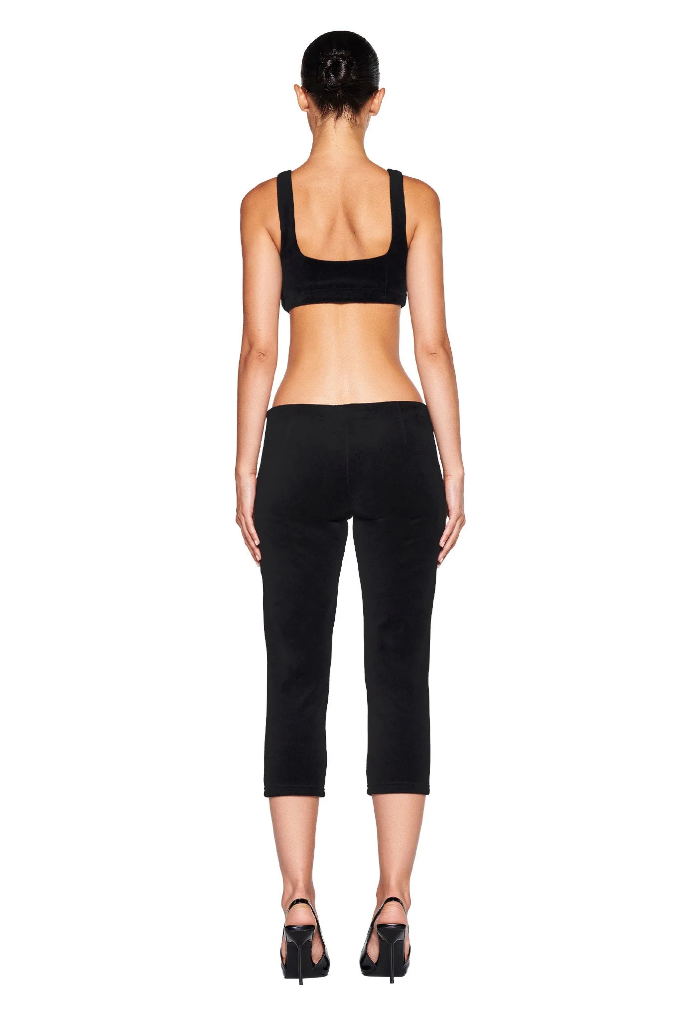 LAURA VELVET LEGGING - BLACK - Image 3