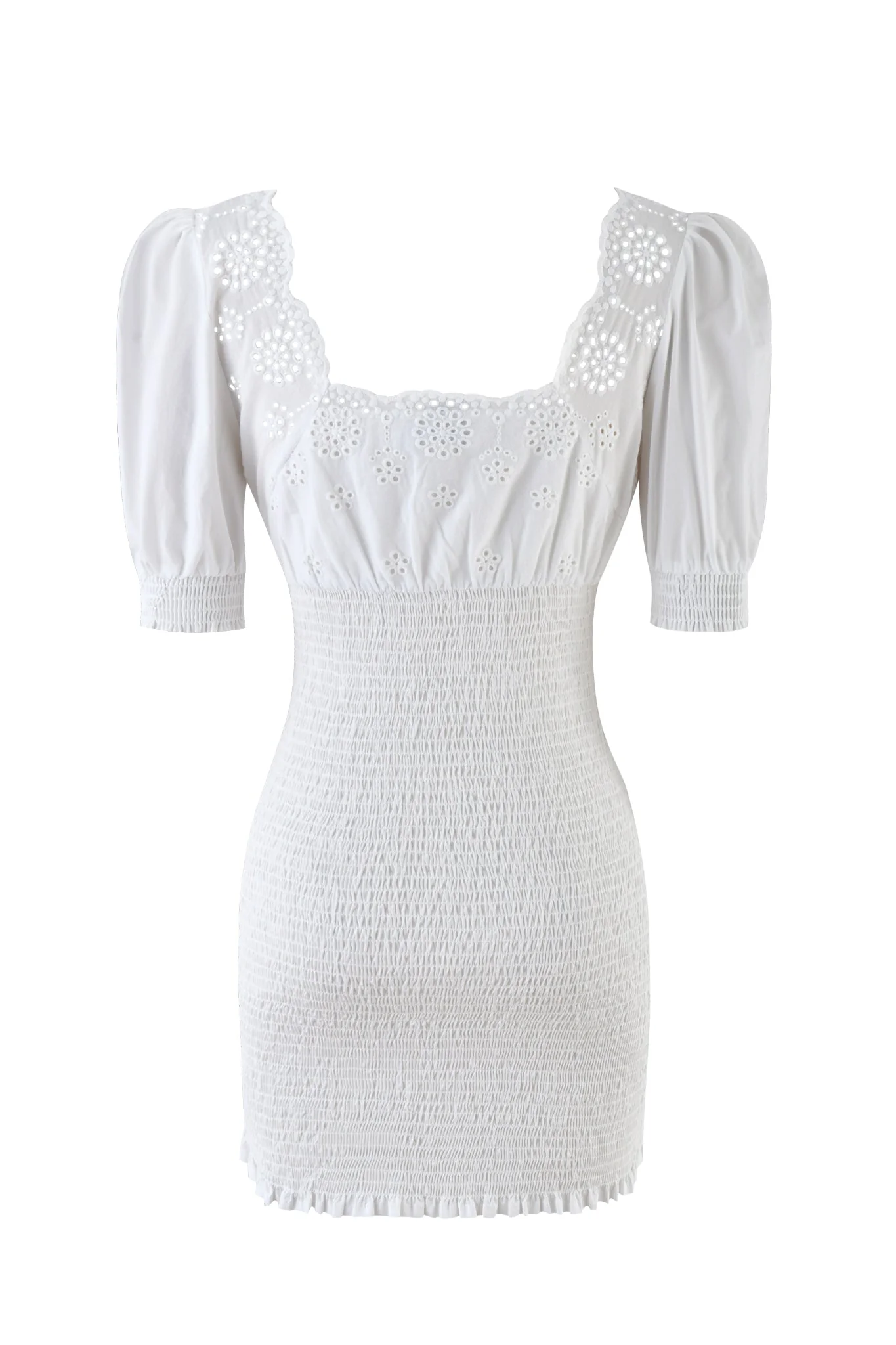 LEVI MINI DRESS - WHITE - Image 7