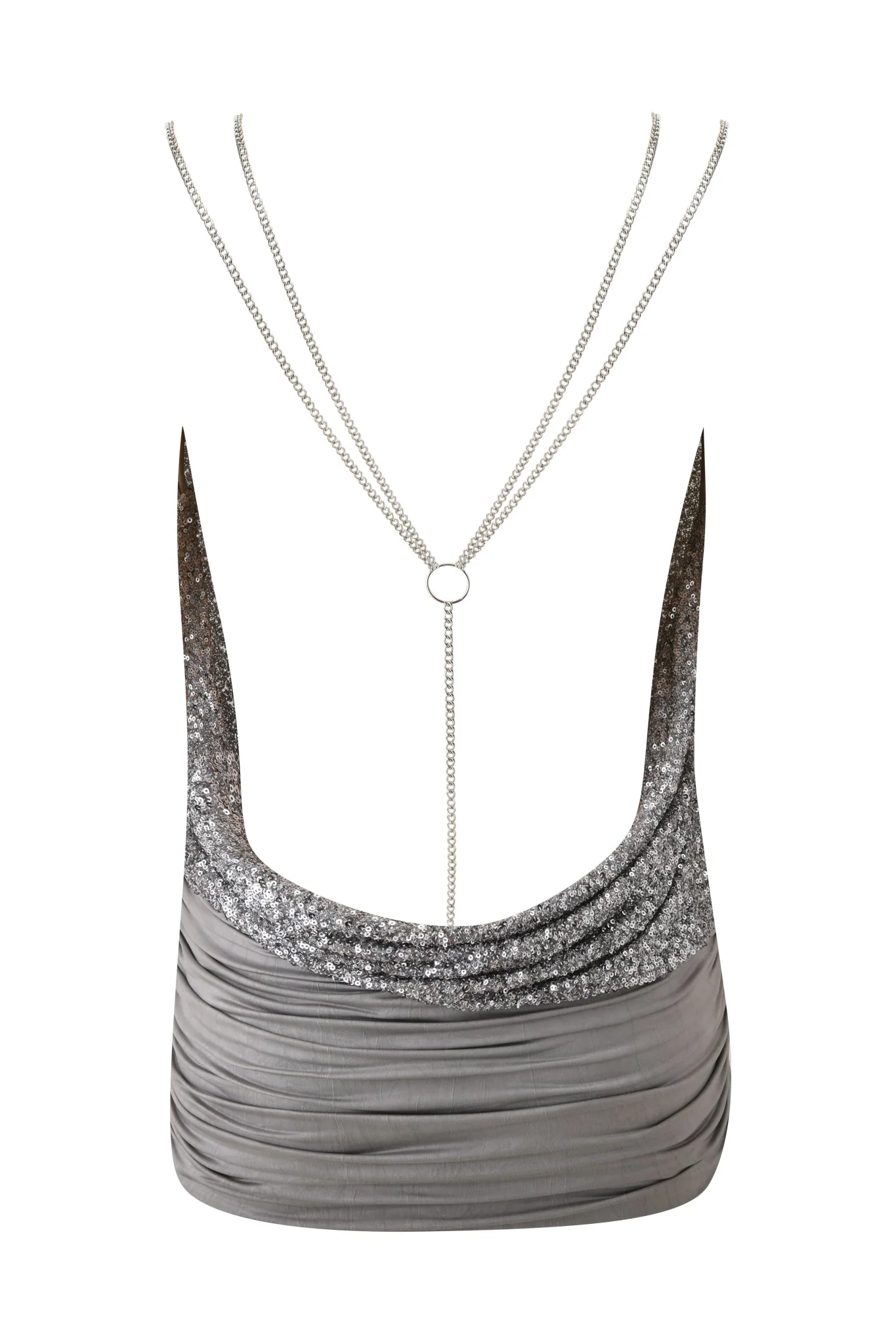 LEXX MINI DRESS - SILVER - Image 7