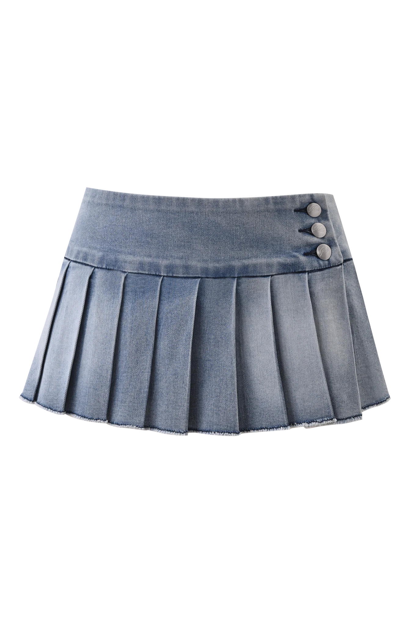 REMINI DENIM MINI SKORT - LIGHT WASH - Image 6