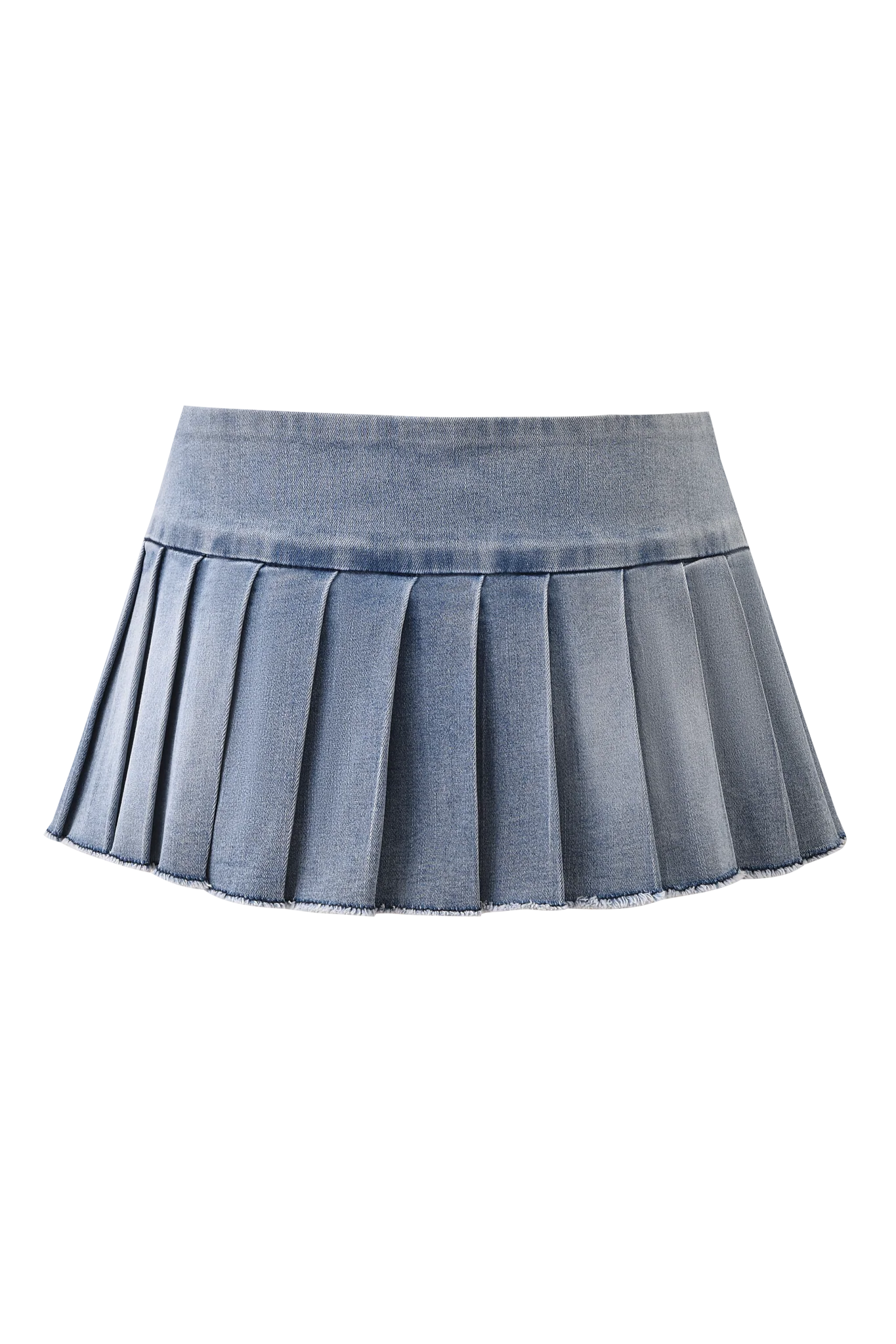 REMINI DENIM MINI SKORT - LIGHT WASH - Image 7
