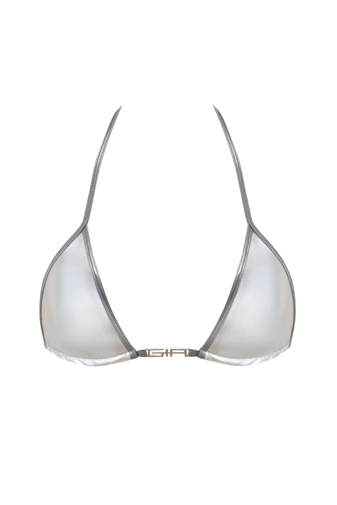 LIOR BIKINI TOP - SILVER - Image 6