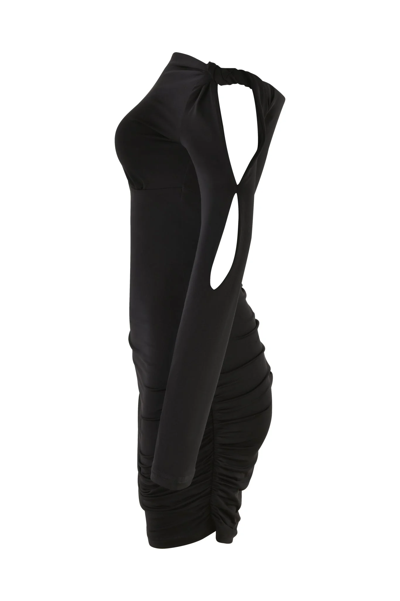 LORELAI MINI DRESS - BLACK - Image 6