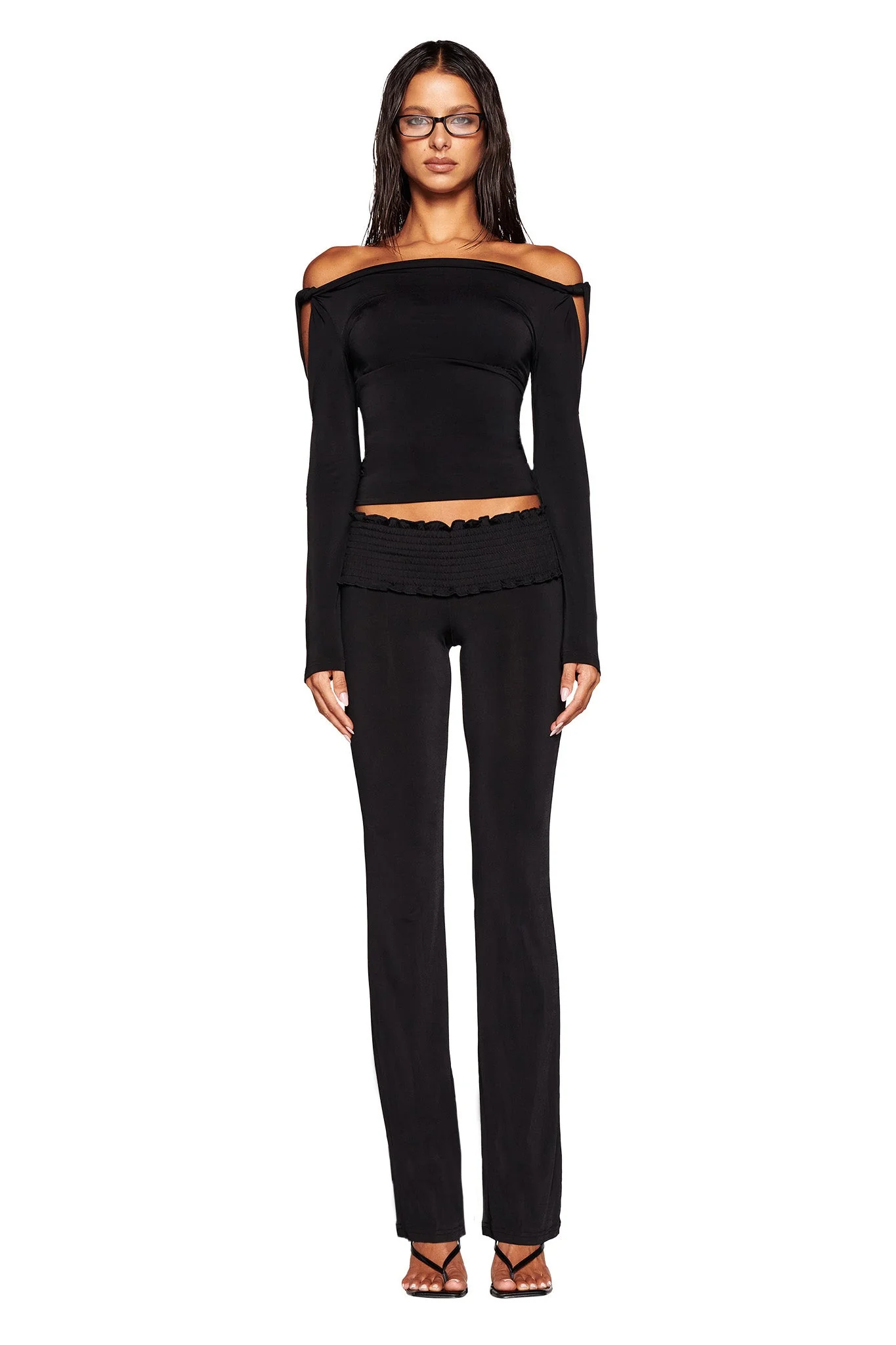 LORELAI TOP - BLACK - Image 4