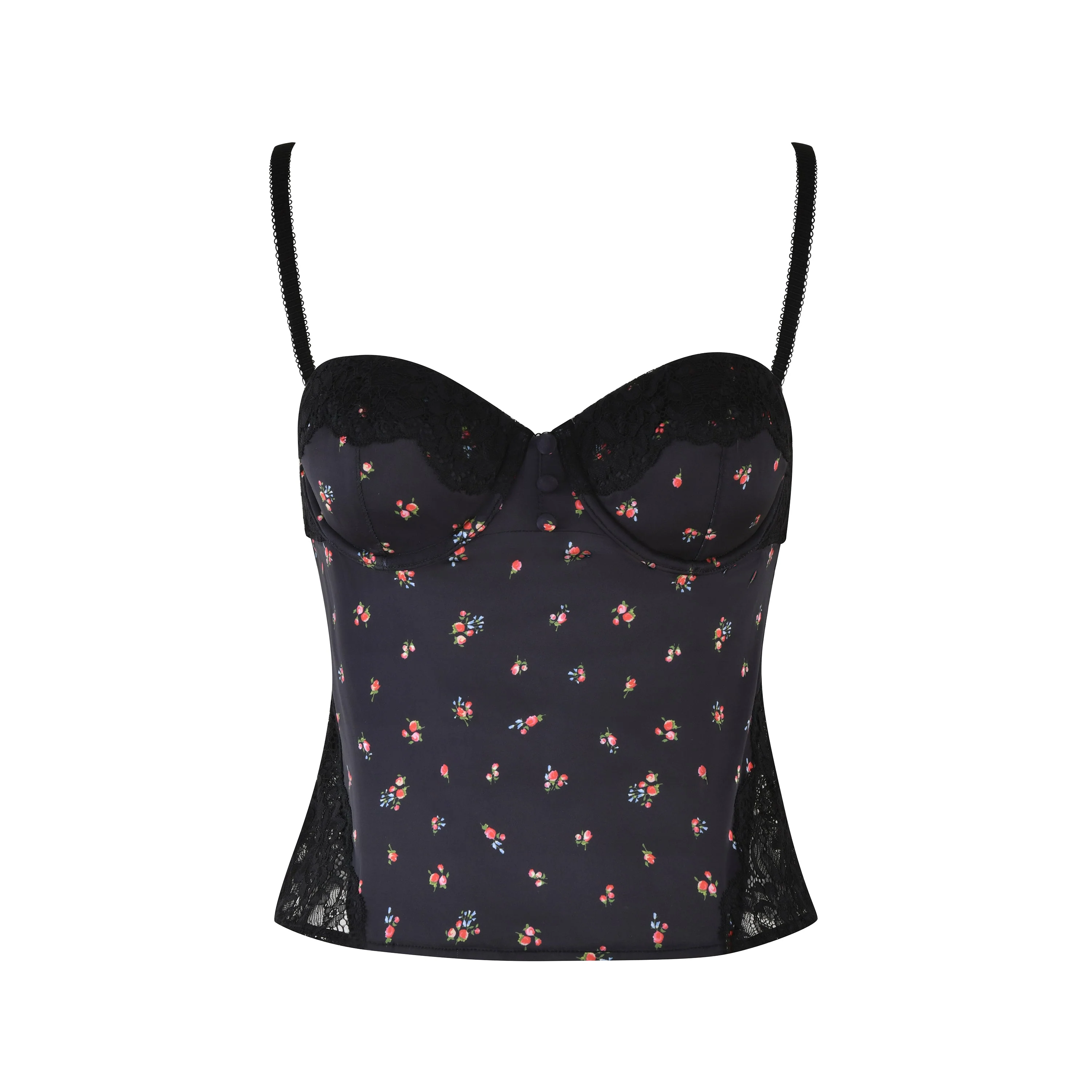 LUELLA CAMI TOP - BLACK : DITSY FLORAL - Image 6