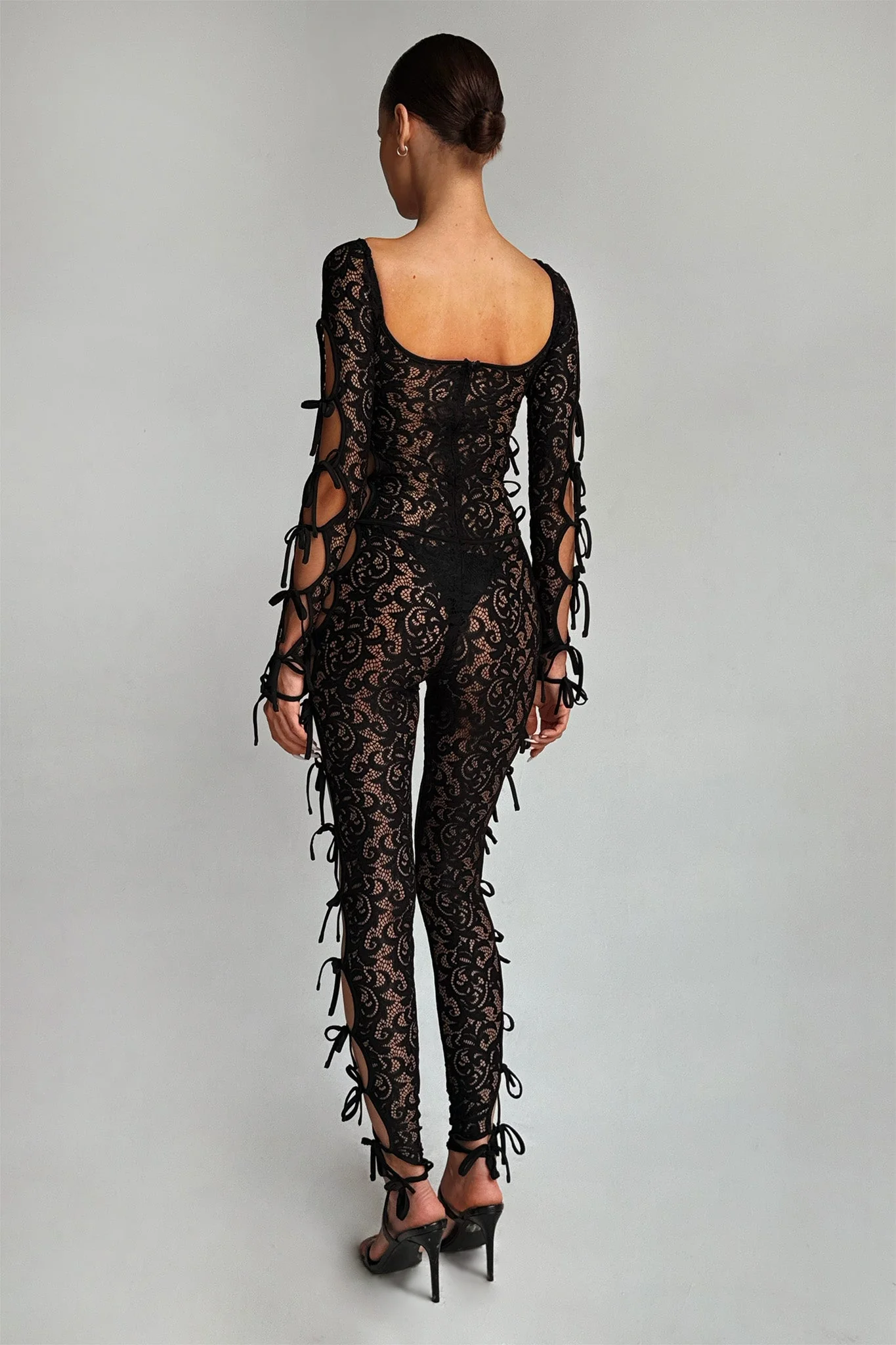 LYSANDRA CATSUIT - BLACK - Image 3