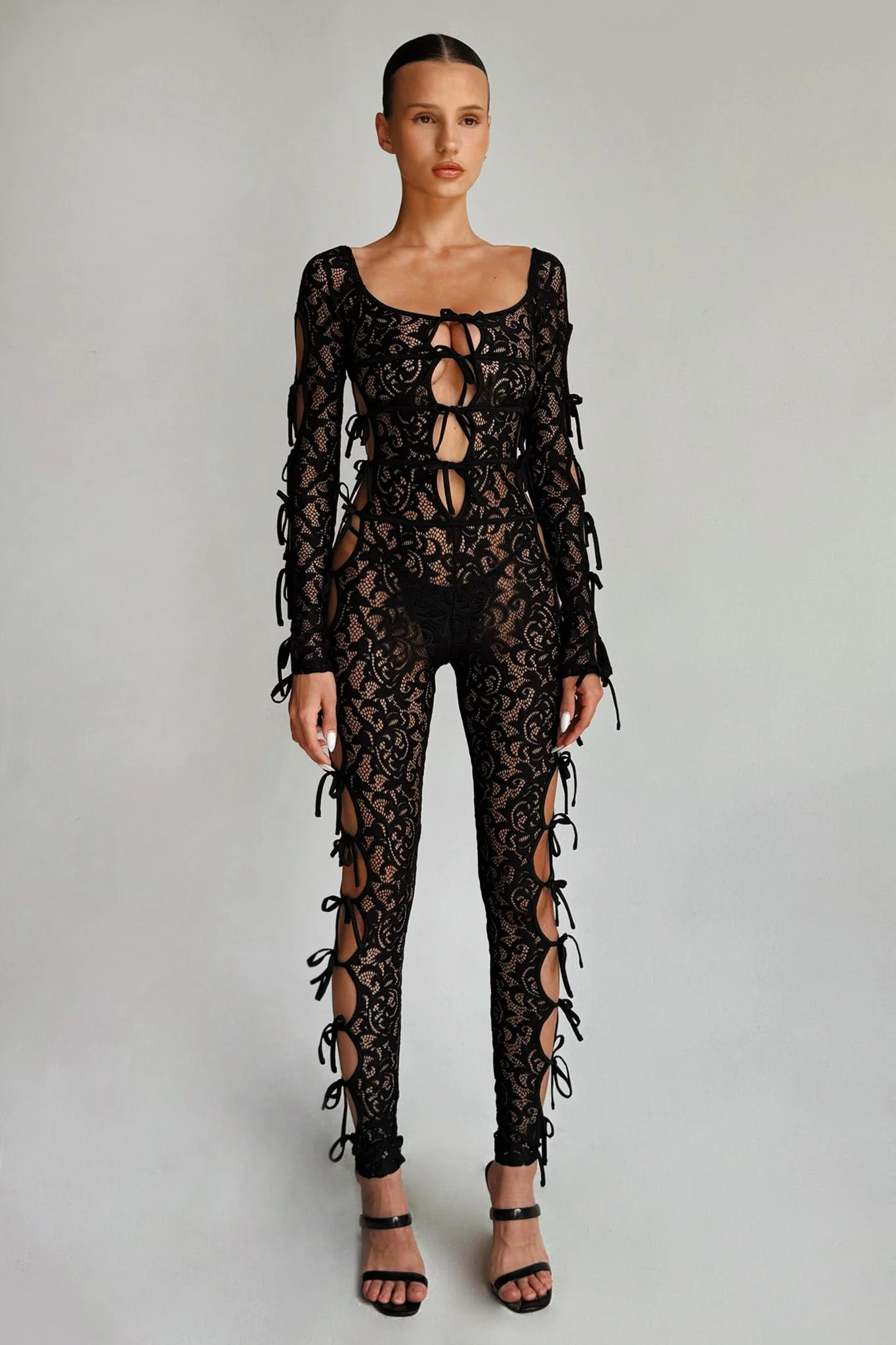 LYSANDRA CATSUIT - BLACK - Image 4